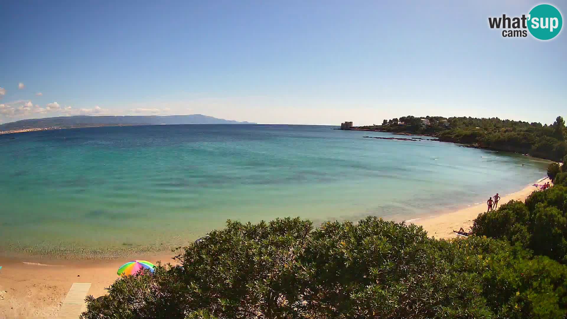Webcam Lazzaretto beach | Alghero | Sardinia
