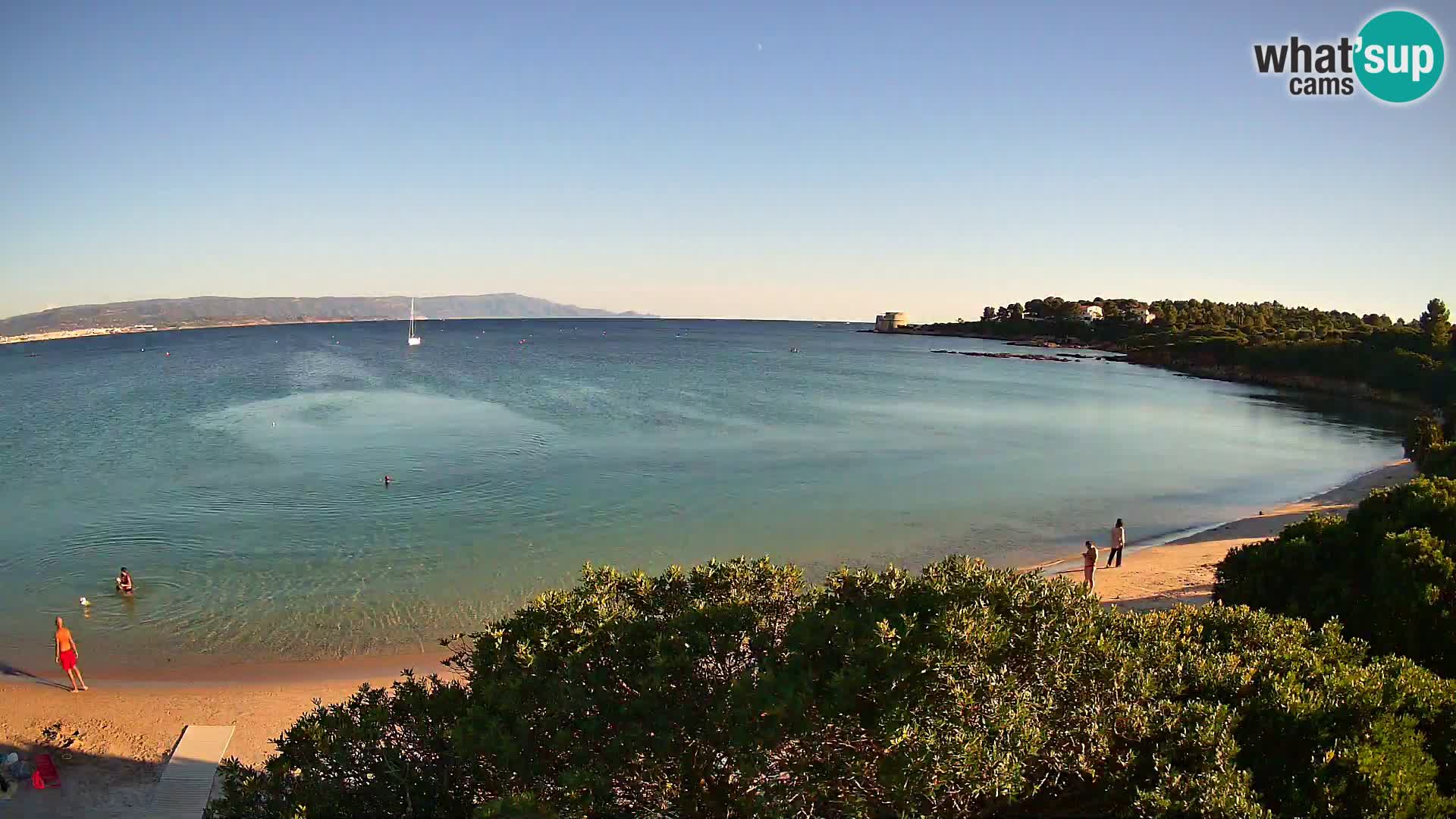Web kamera plaža Lazzaretto | Alghero | Sardinija