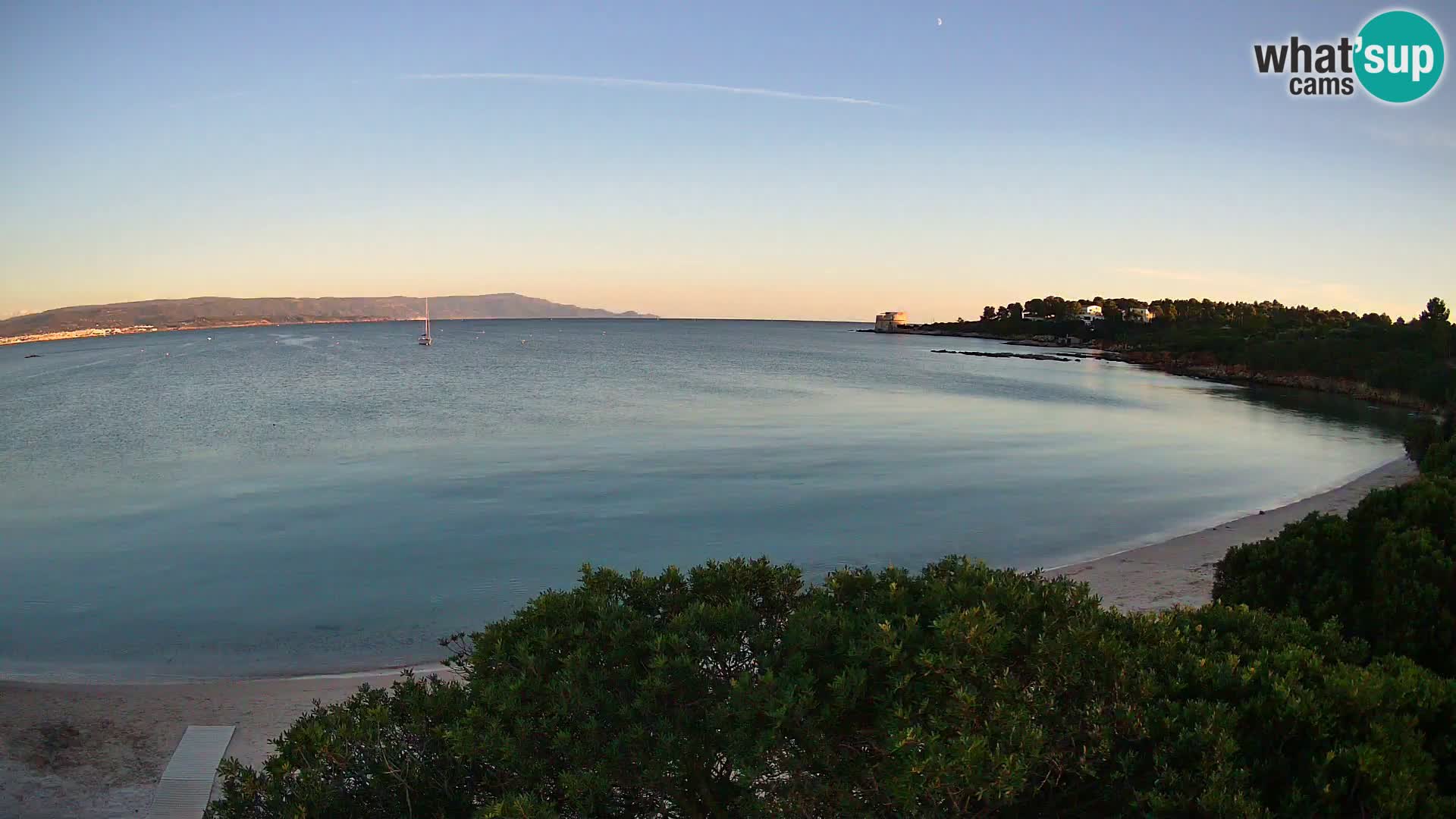 Webcam Lazzaretto Strand | Alghero | Sardinien