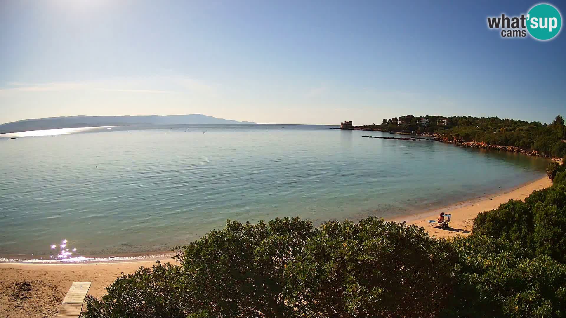 Kamera plaža Lazzaretto | Alghero | Sardinija