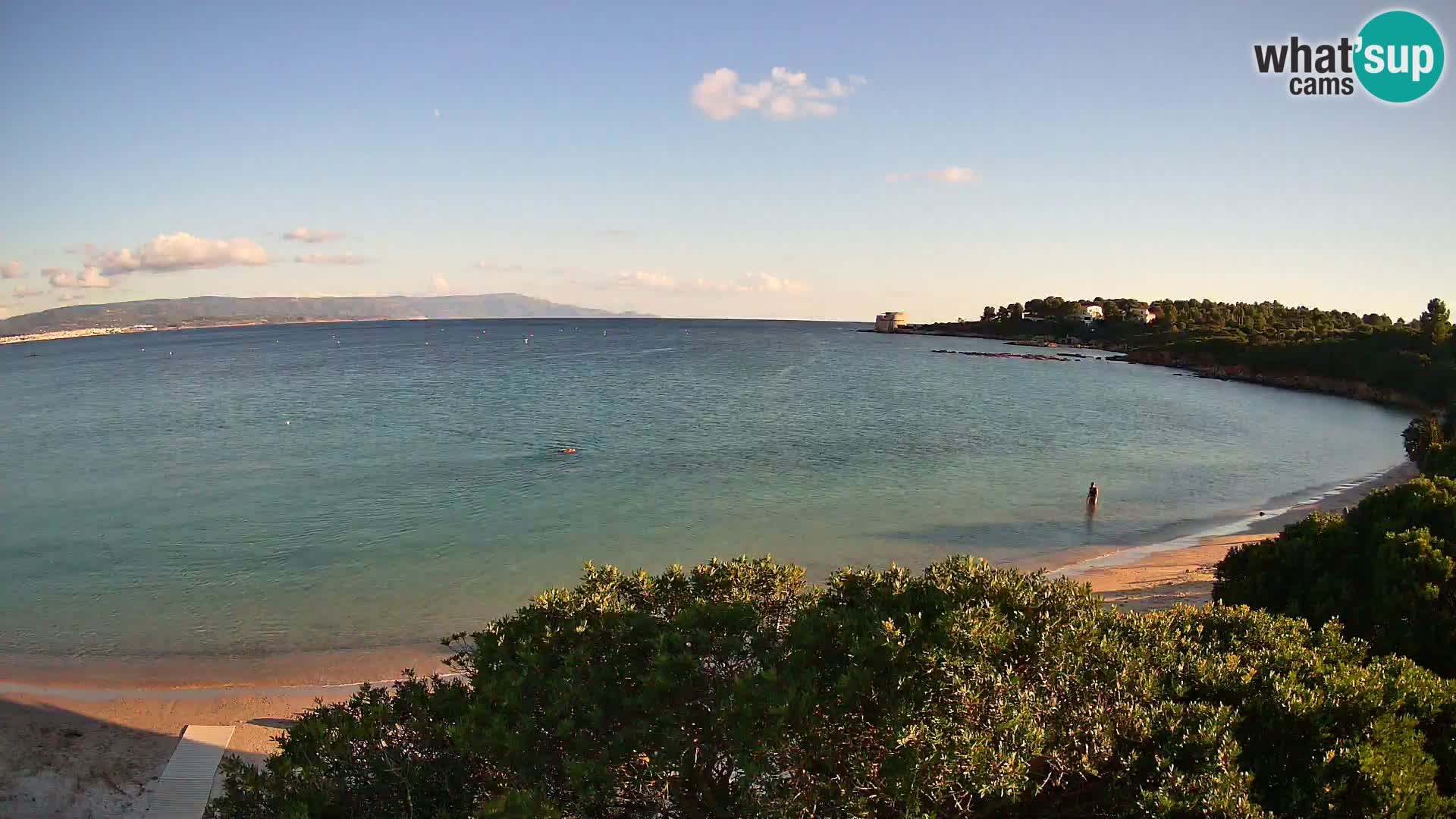 Webcam Lazzaretto beach | Alghero | Sardinia