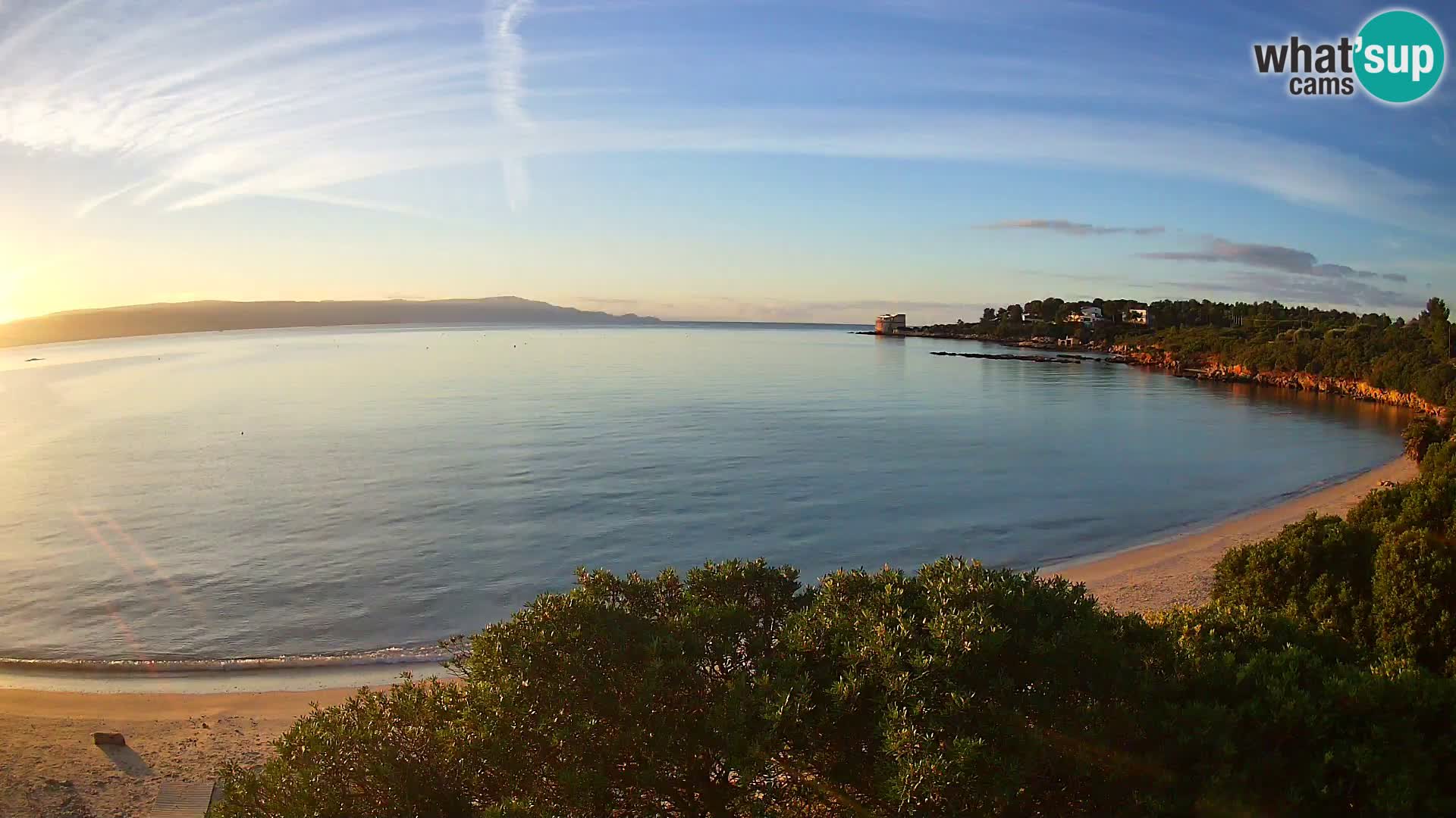 Webcam Lazzaretto Strand | Alghero | Sardinien