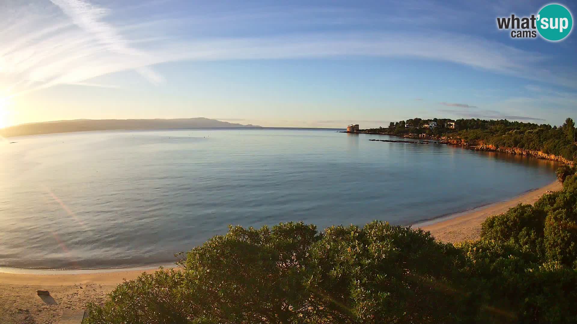 Kamera plaža Lazzaretto | Alghero | Sardinija