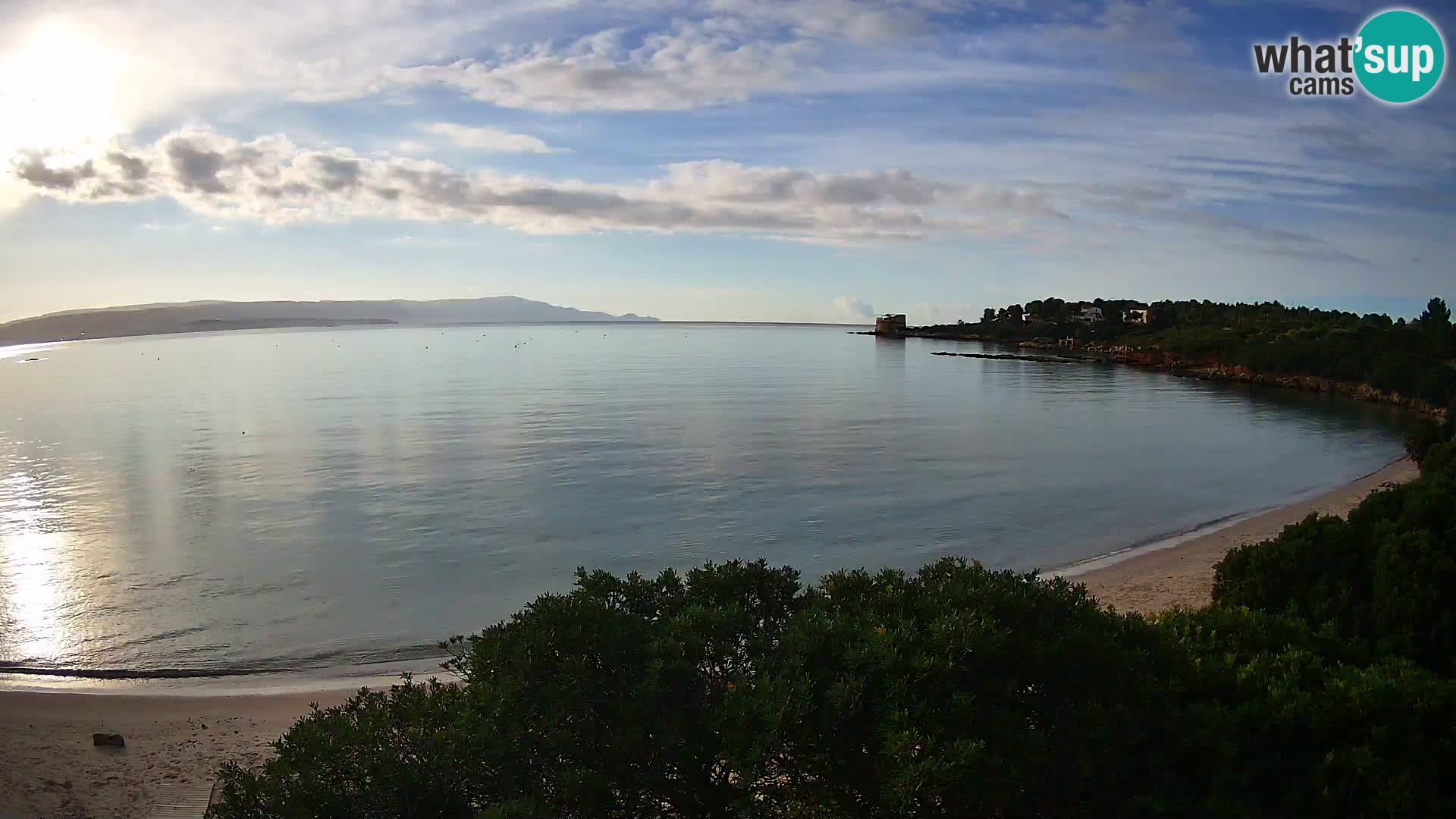 Plage Lazzaretto livecam | Alghero | Sardaigne