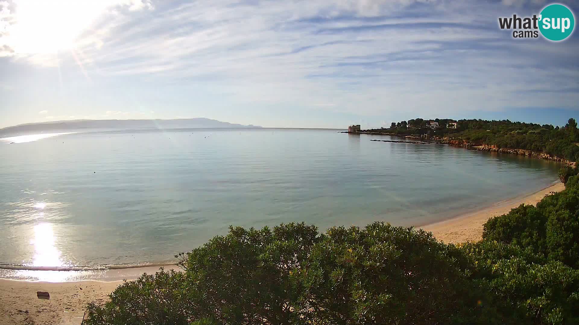 Plage Lazzaretto livecam | Alghero | Sardaigne