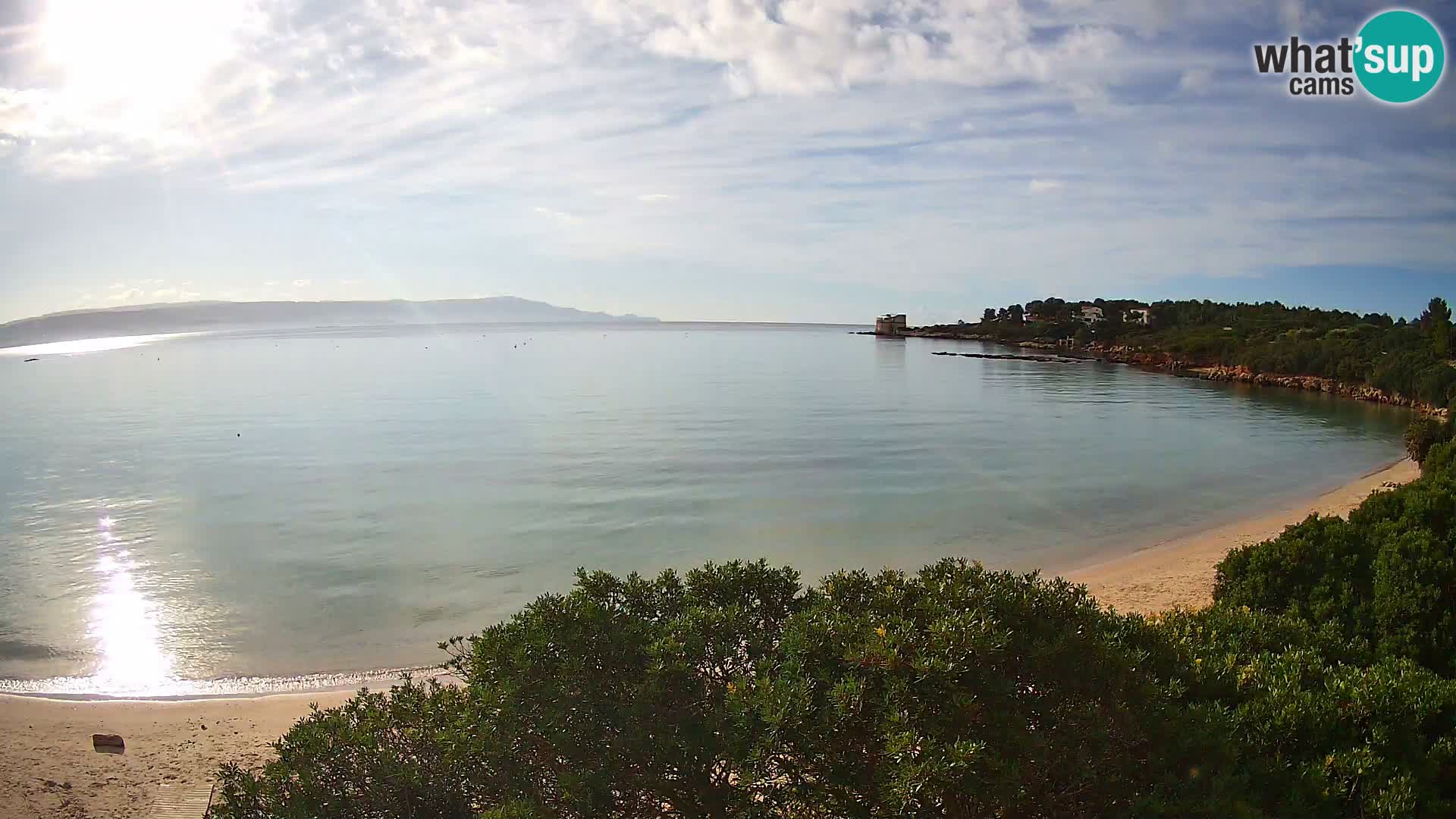 Webcam Lazzaretto Strand | Alghero | Sardinien