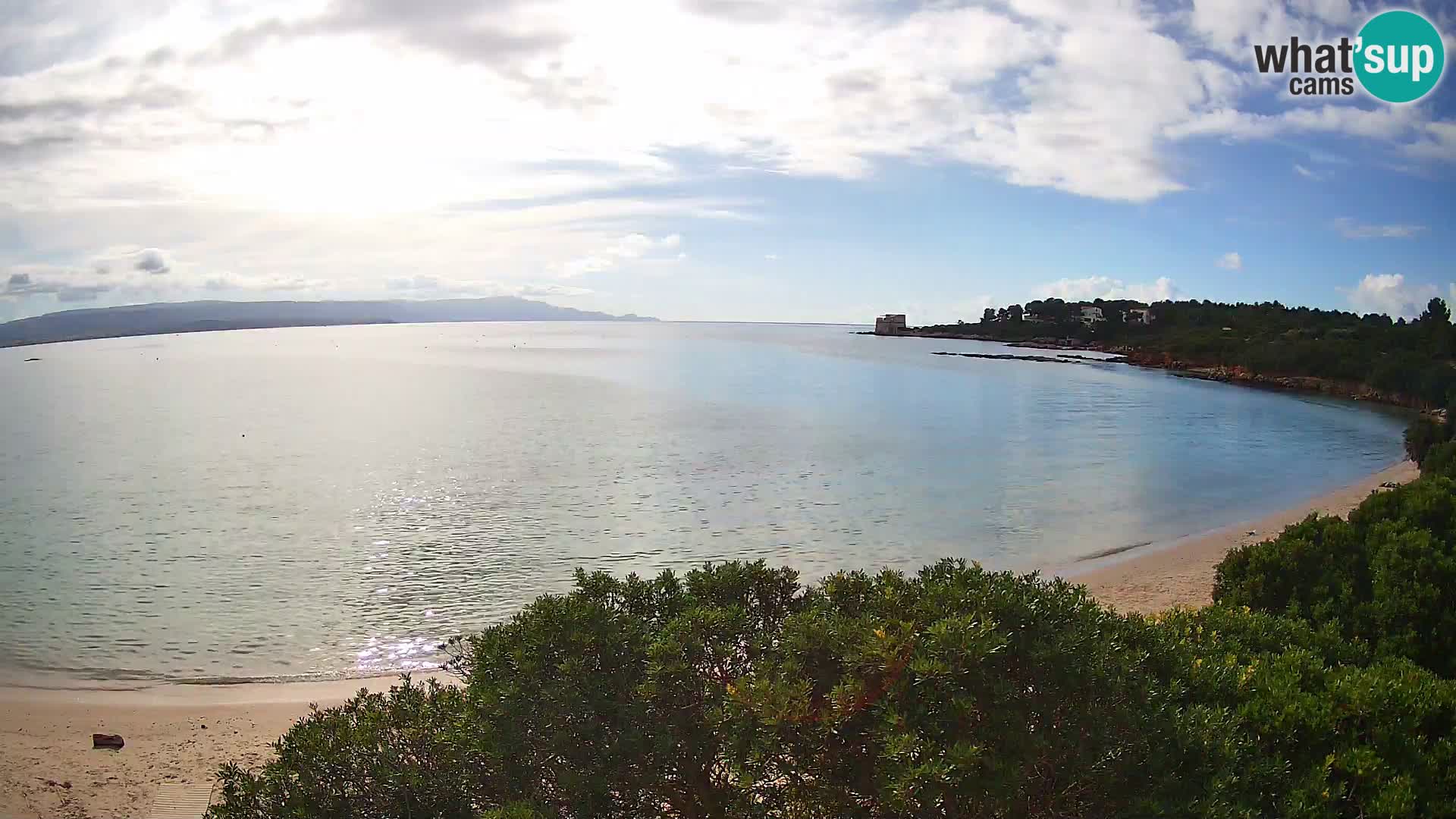 Plage Lazzaretto livecam | Alghero | Sardaigne