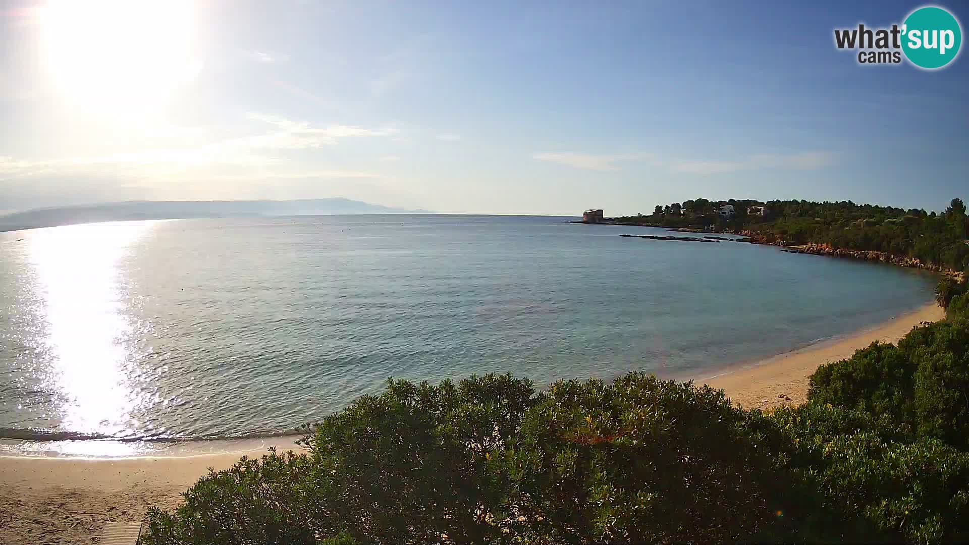 Webcam spiaggia Lazzaretto | Alghero | Sardegna
