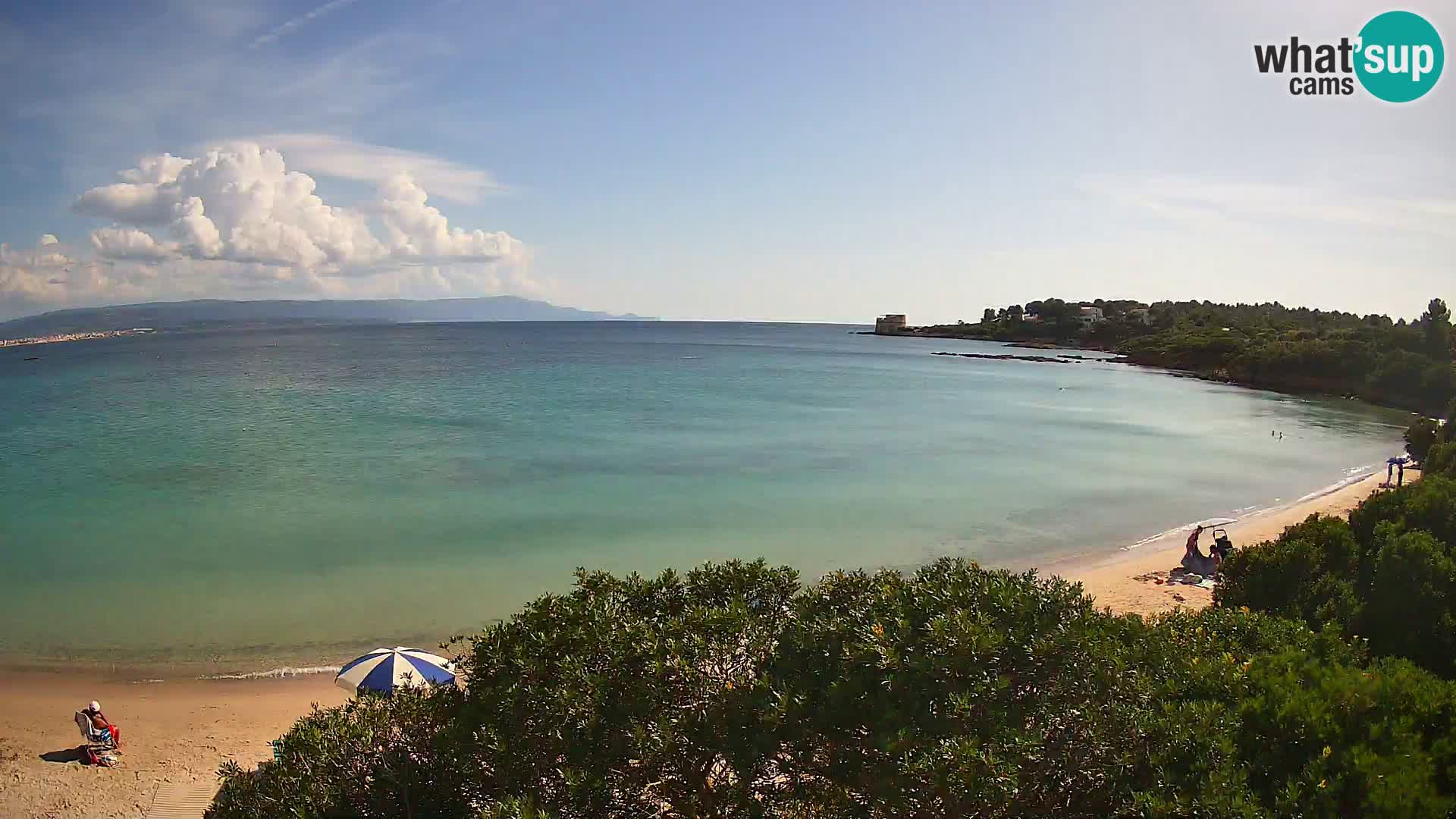 Kamera plaža Lazzaretto | Alghero | Sardinija