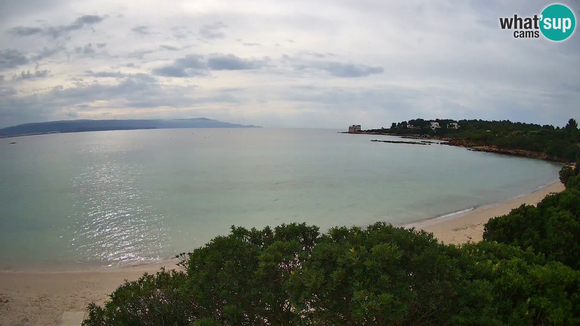 Webcam Lazzaretto beach | Alghero | Sardinia