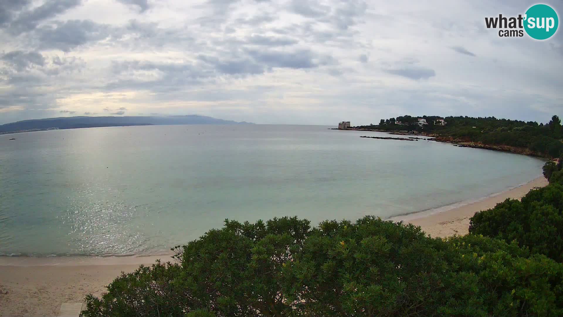 Webcam Lazzaretto Strand | Alghero | Sardinien