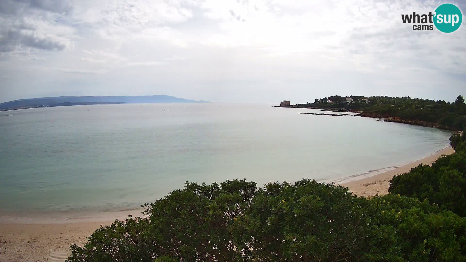 Webcam Lazzaretto beach | Alghero | Sardinia