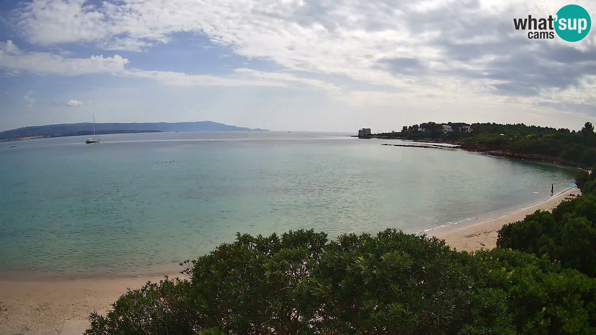 Webcam Lazzaretto beach | Alghero | Sardinia