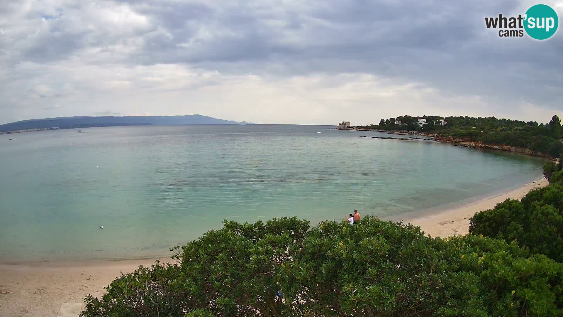 Plage Lazzaretto livecam | Alghero | Sardaigne
