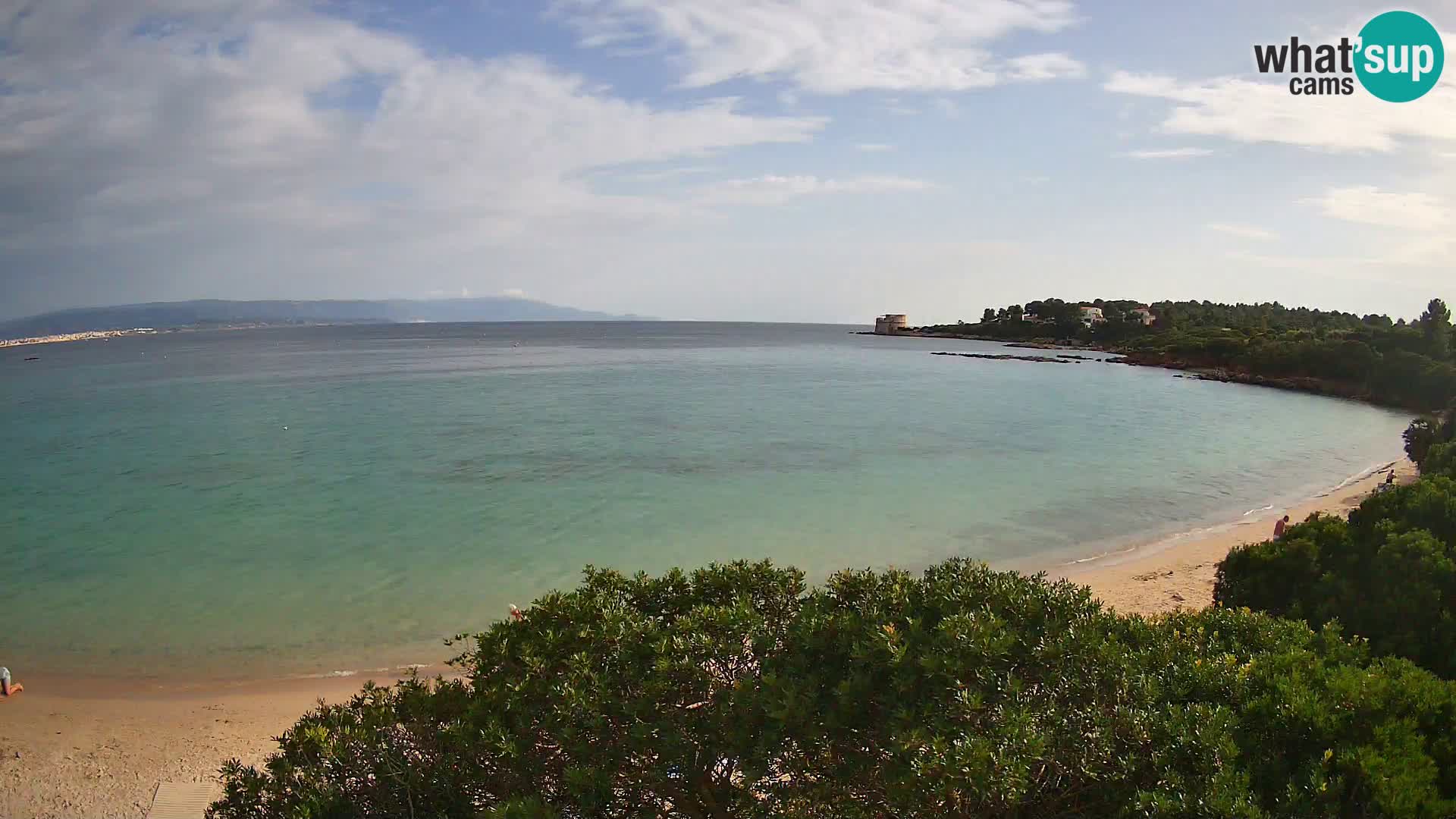 Webcam Lazzaretto beach | Alghero | Sardinia