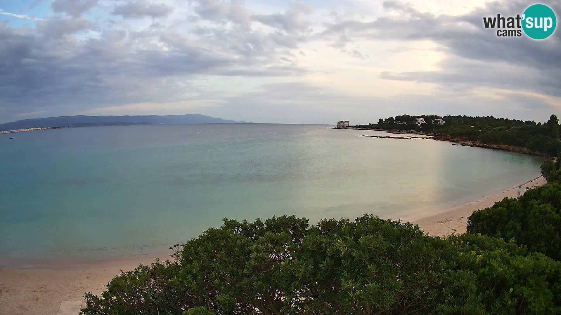 Webcam Lazzaretto Strand | Alghero | Sardinien