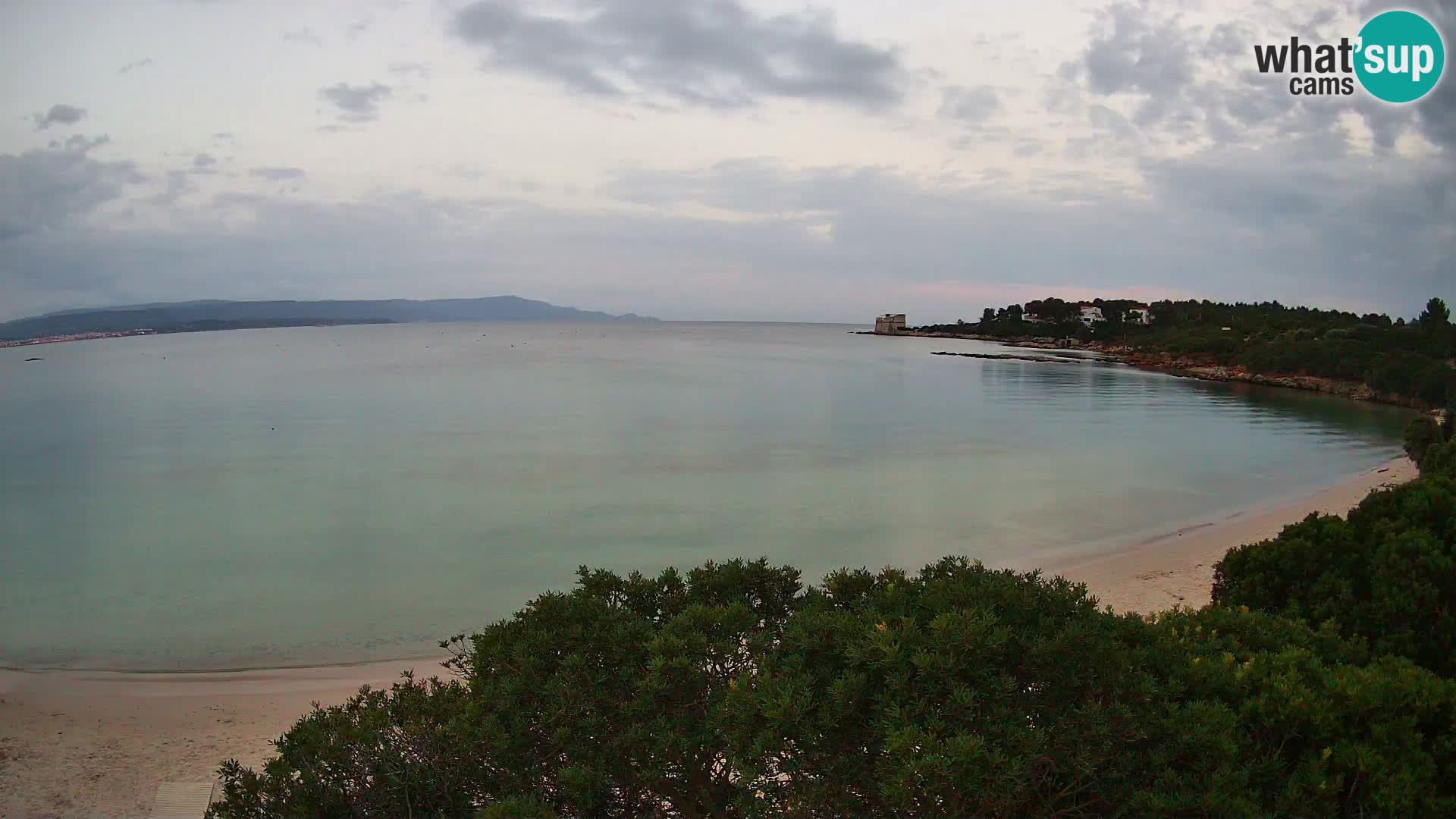Webcam Lazzaretto Strand | Alghero | Sardinien