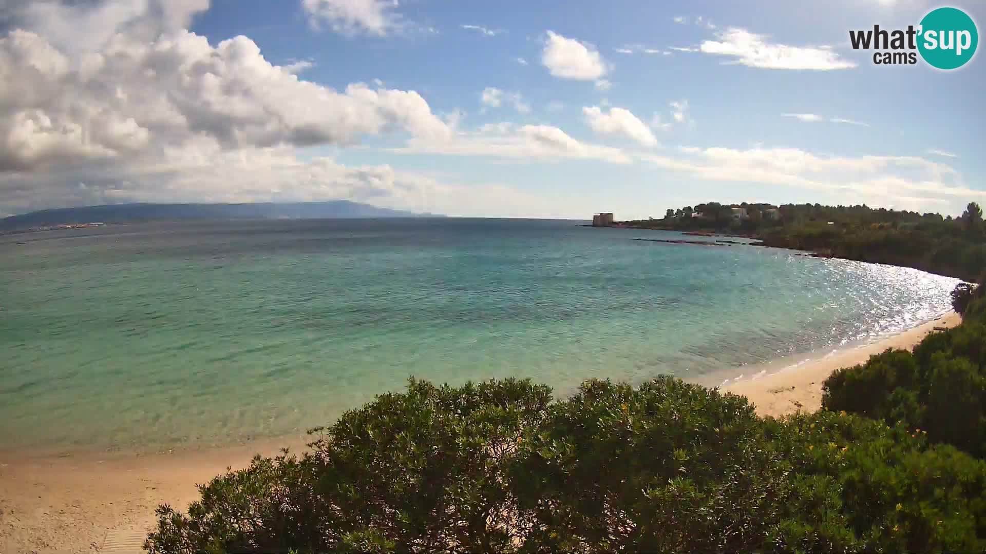 Webcam Lazzaretto beach | Alghero | Sardinia