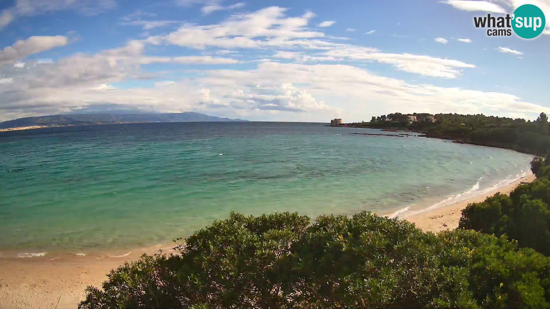 Kamera plaža Lazzaretto | Alghero | Sardinija