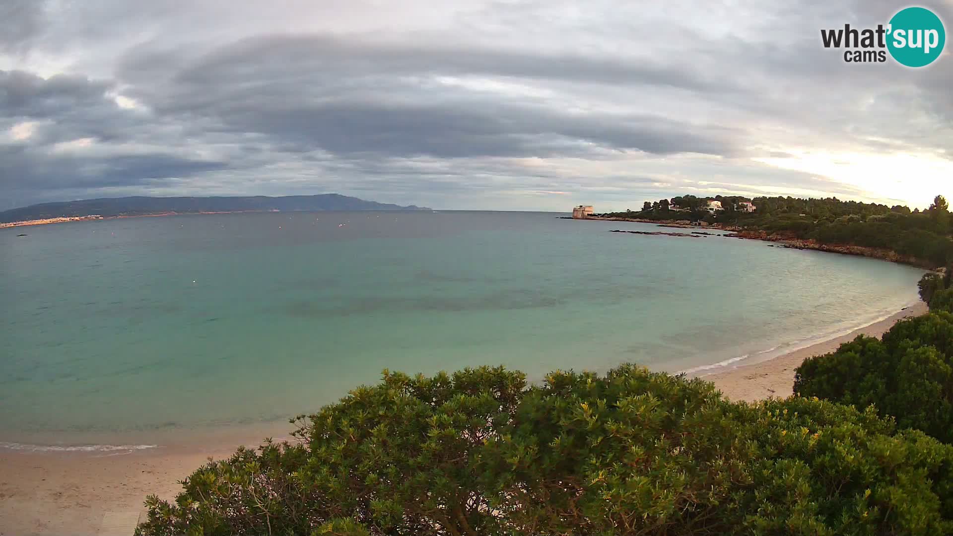 Webcam Lazzaretto beach | Alghero | Sardinia