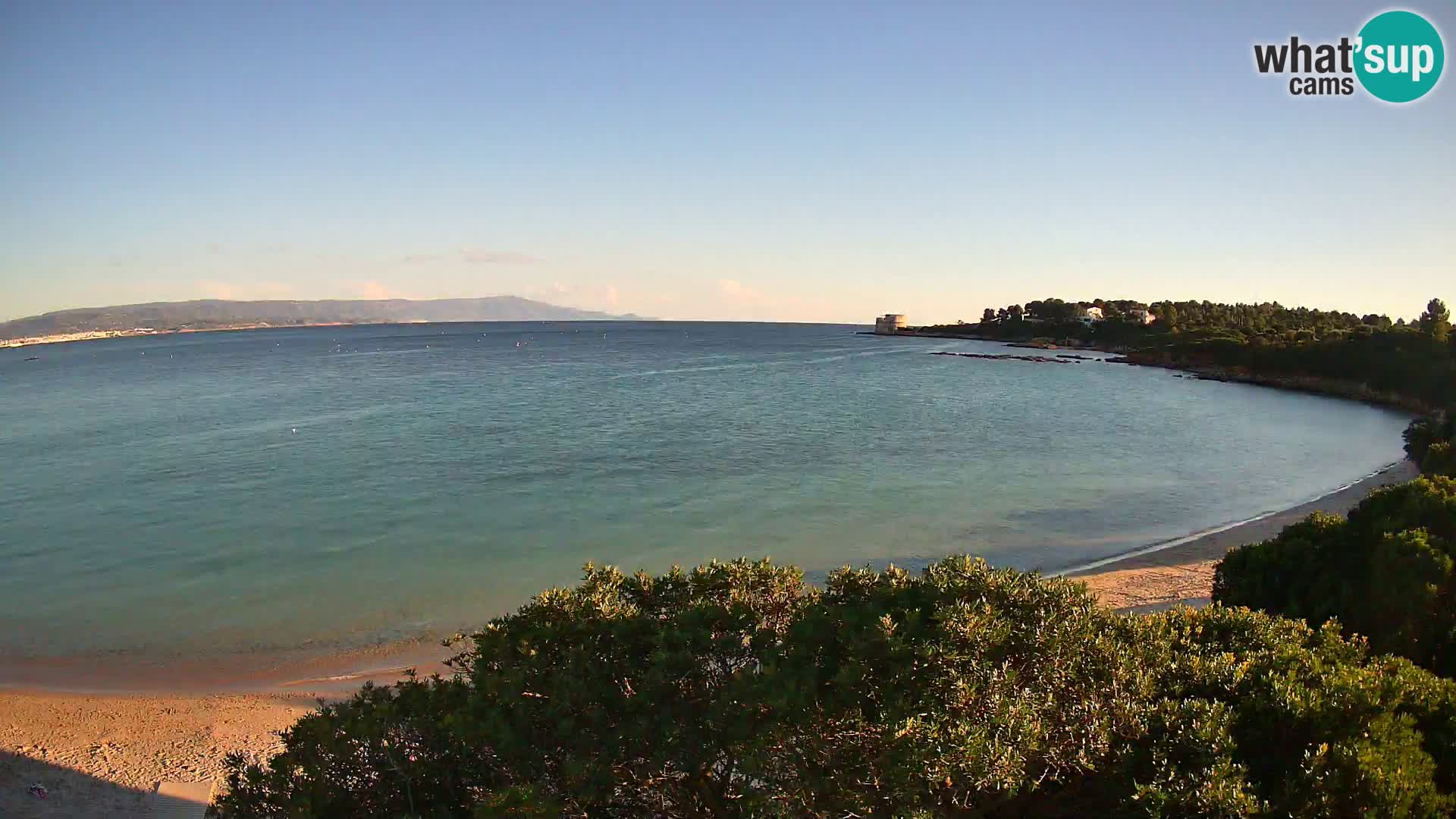 Webcam Lazzaretto beach | Alghero | Sardinia