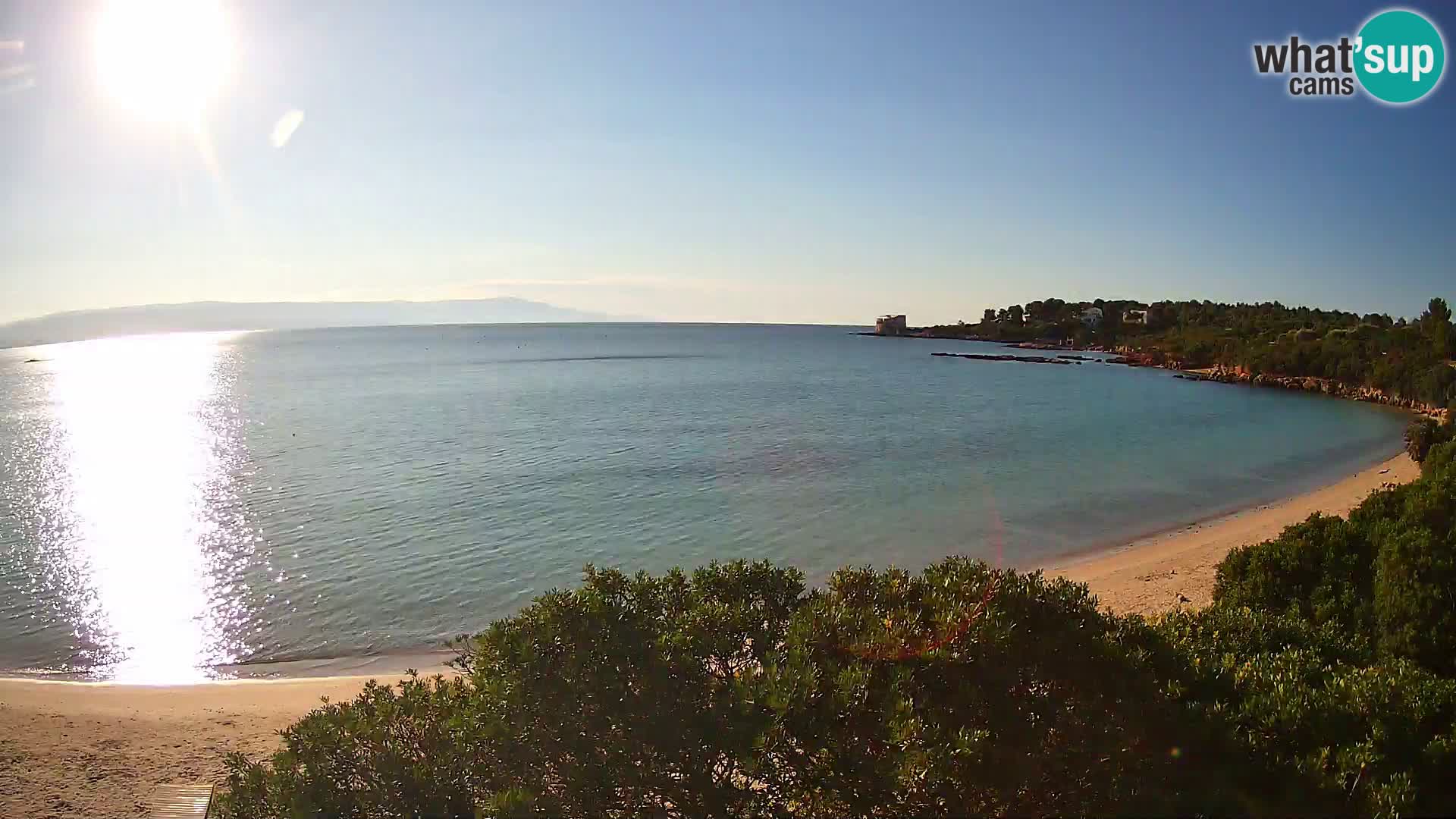 Plage Lazzaretto livecam | Alghero | Sardaigne