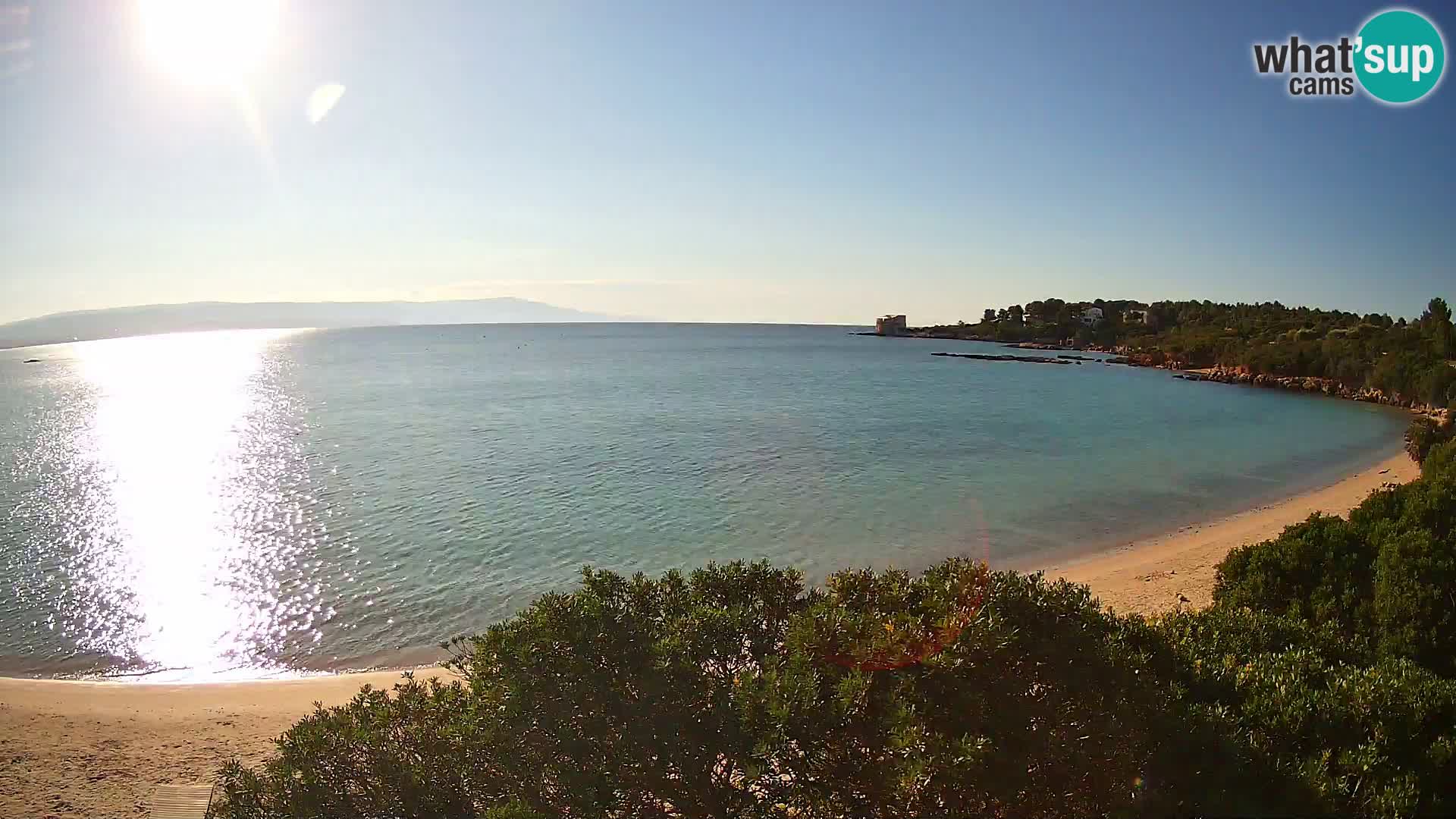 Webcam Lazzaretto beach | Alghero | Sardinia
