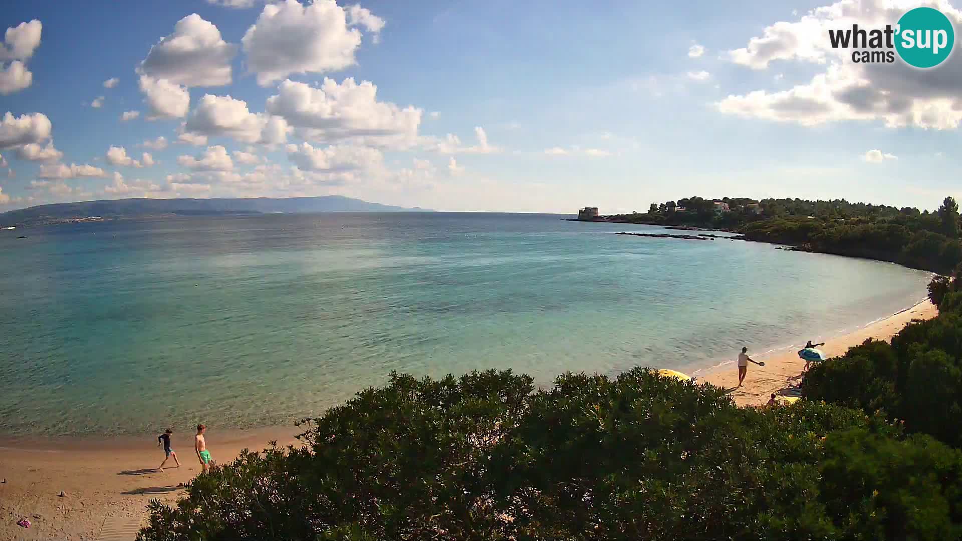 Webcam Lazzaretto Strand | Alghero | Sardinien