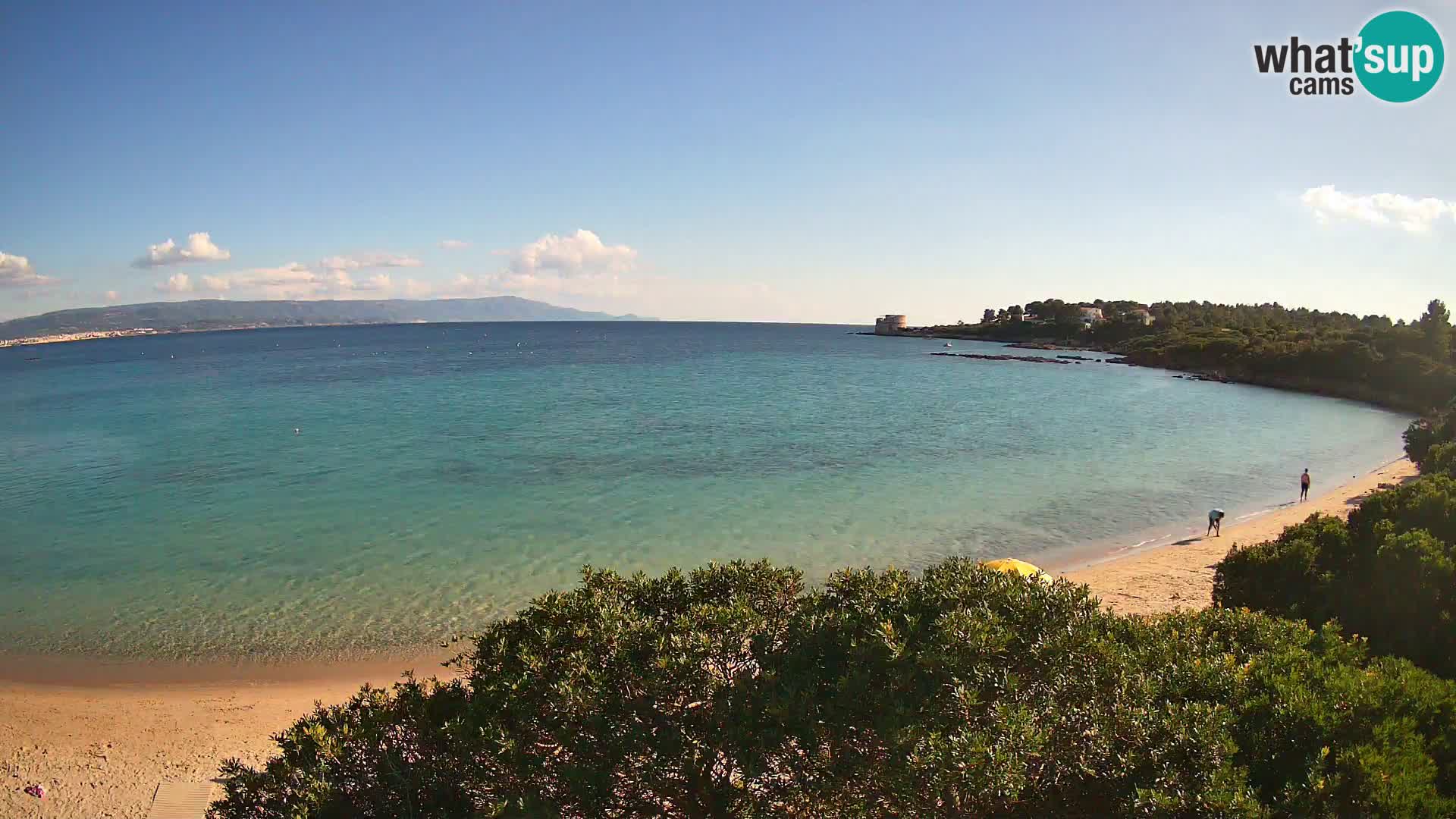 Webcam Lazzaretto beach | Alghero | Sardinia