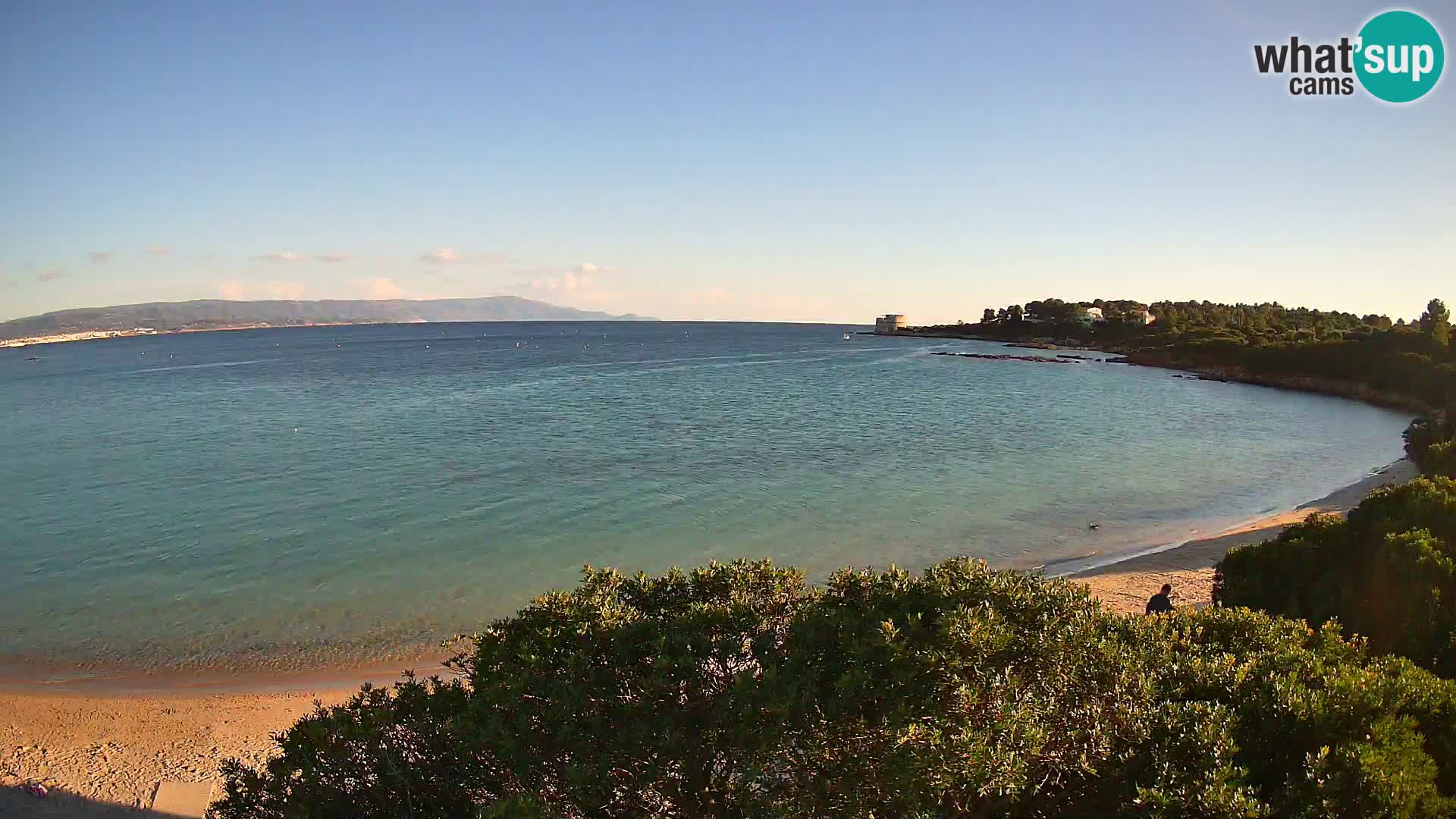 Webcam Lazzaretto Strand | Alghero | Sardinien