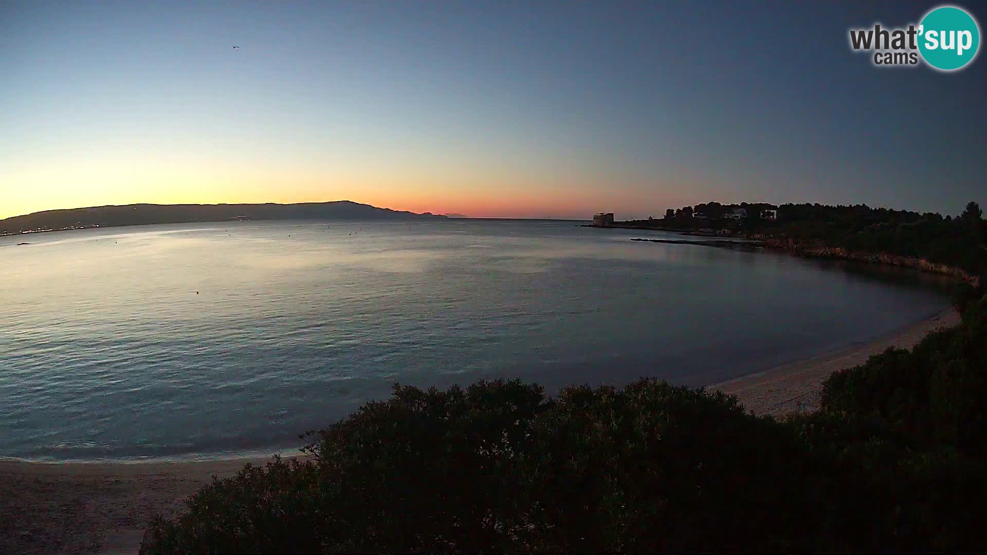 Kamera plaža Lazzaretto | Alghero | Sardinija