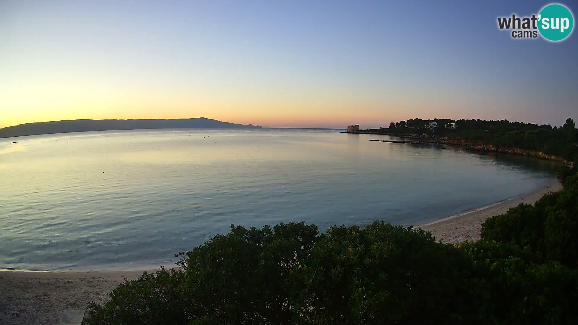 Kamera plaža Lazzaretto | Alghero | Sardinija