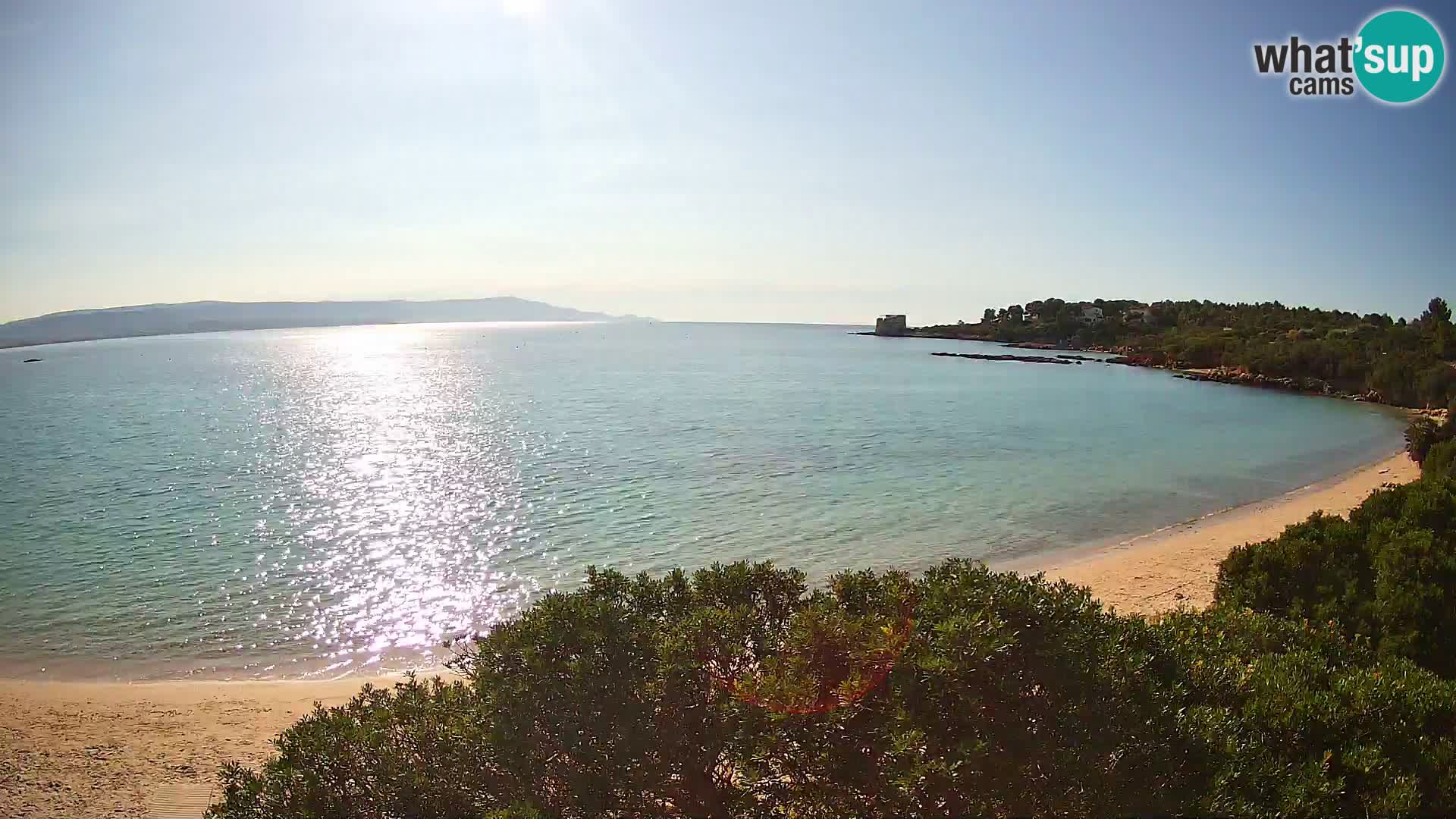 Plage Lazzaretto livecam | Alghero | Sardaigne