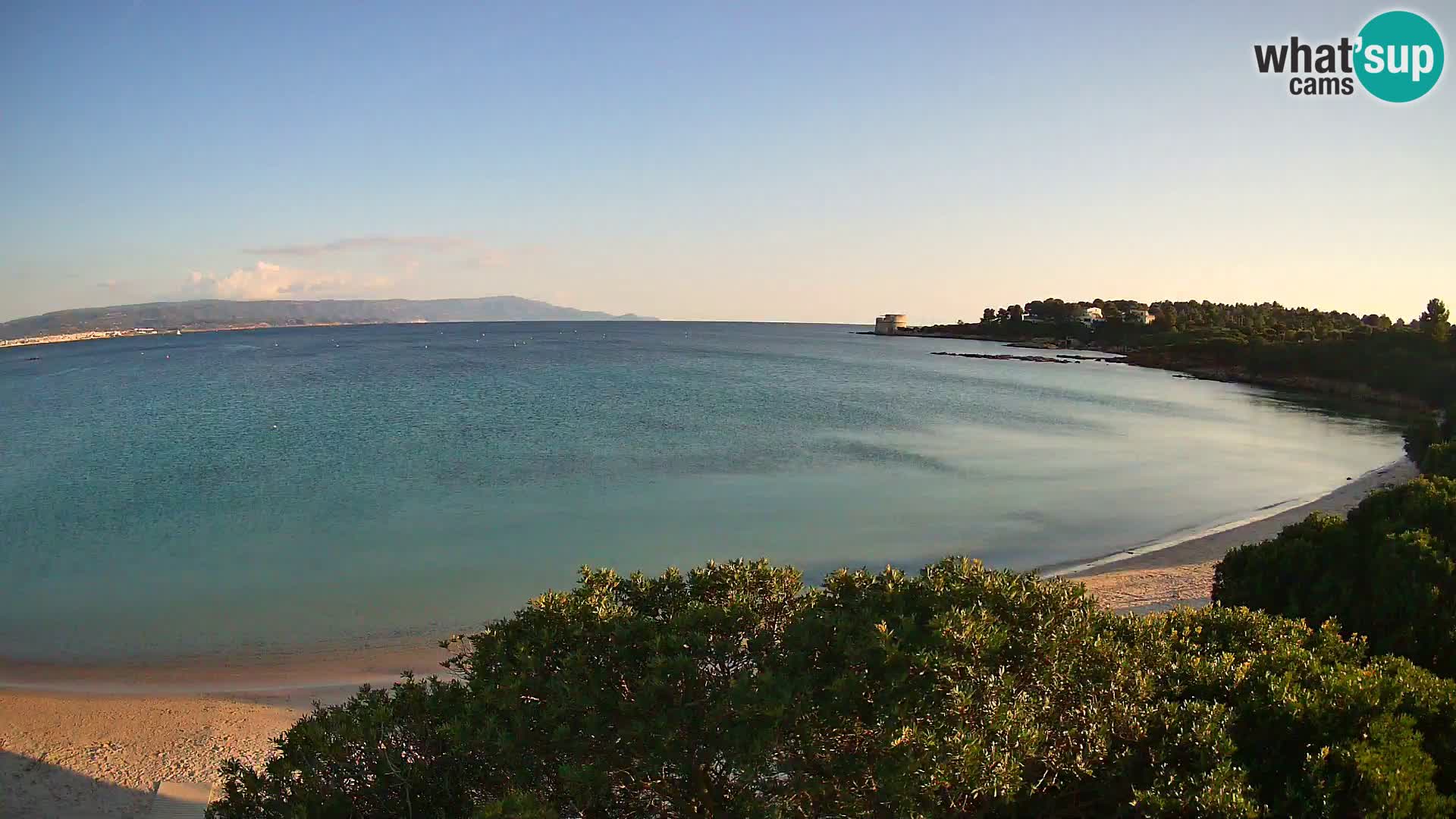Plage Lazzaretto livecam | Alghero | Sardaigne