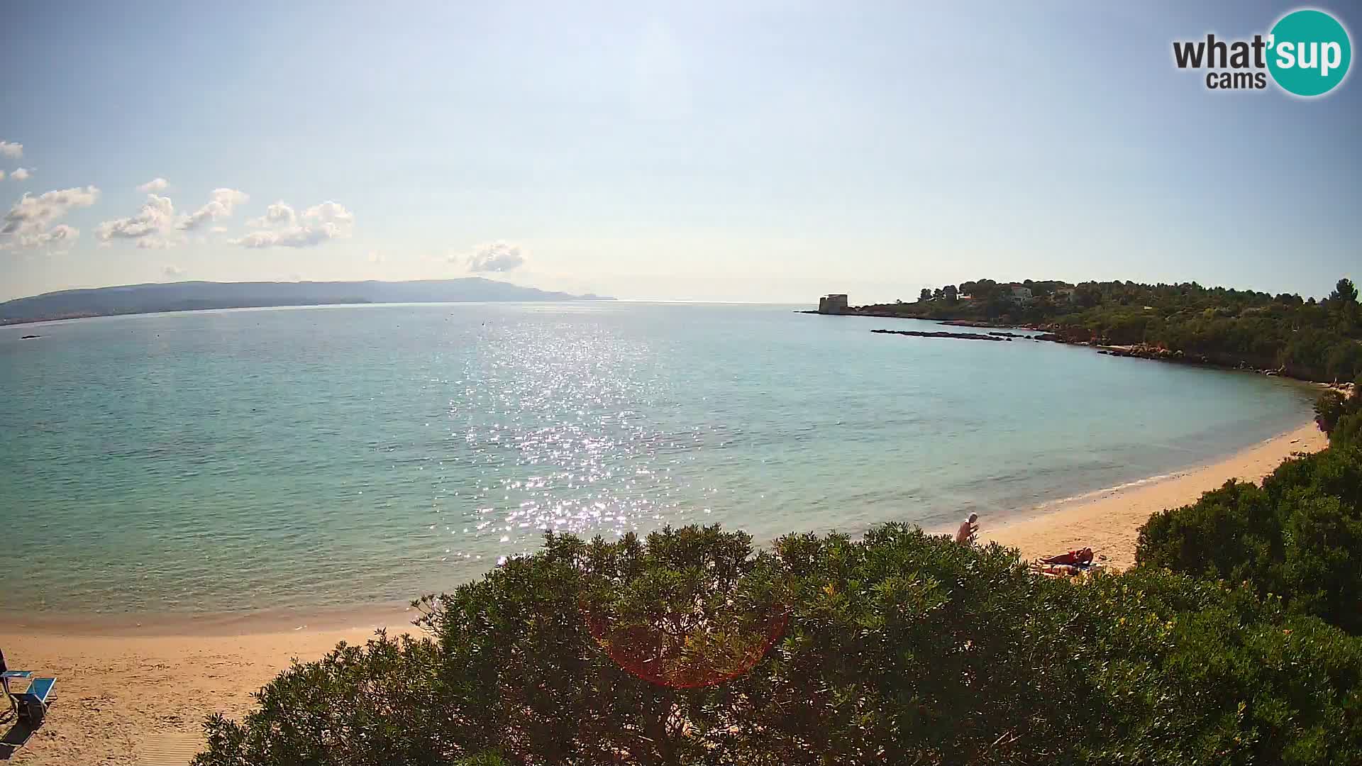 Webcam Lazzaretto Strand | Alghero | Sardinien