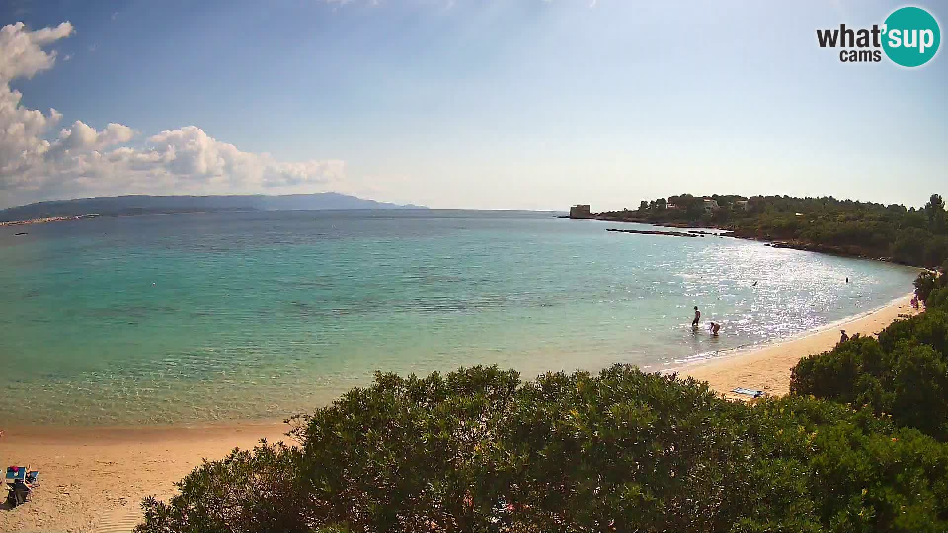 Kamera plaža Lazzaretto | Alghero | Sardinija