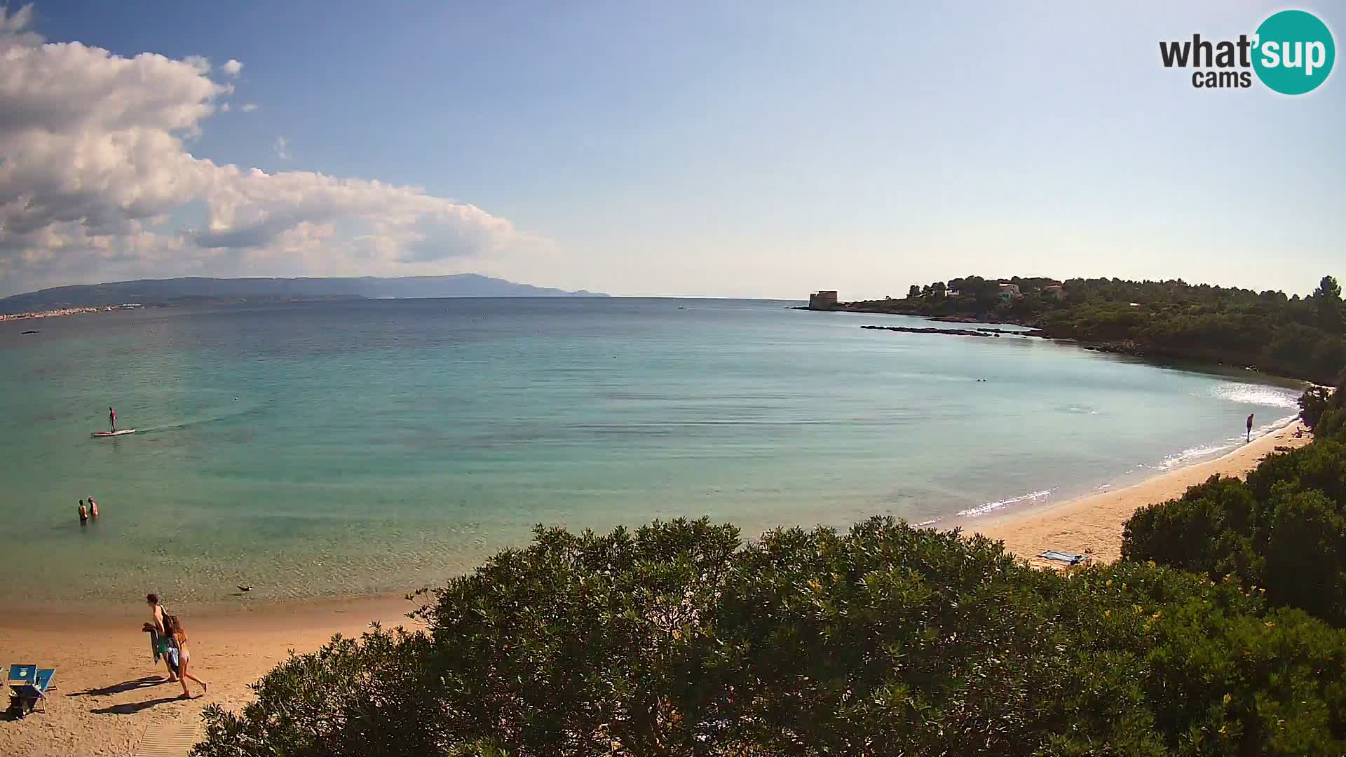 Webcam Lazzaretto beach | Alghero | Sardinia