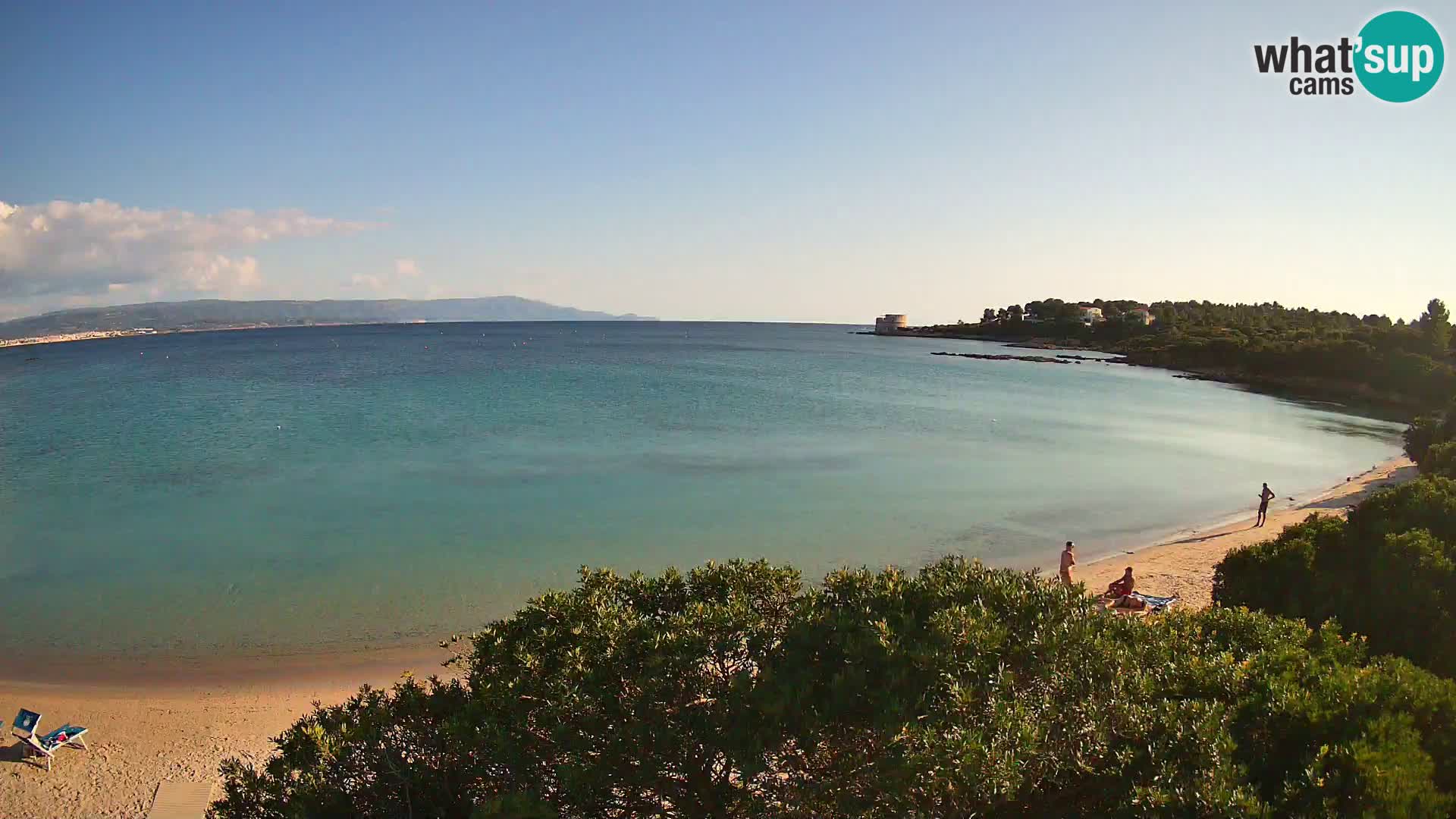 Kamera plaža Lazzaretto | Alghero | Sardinija
