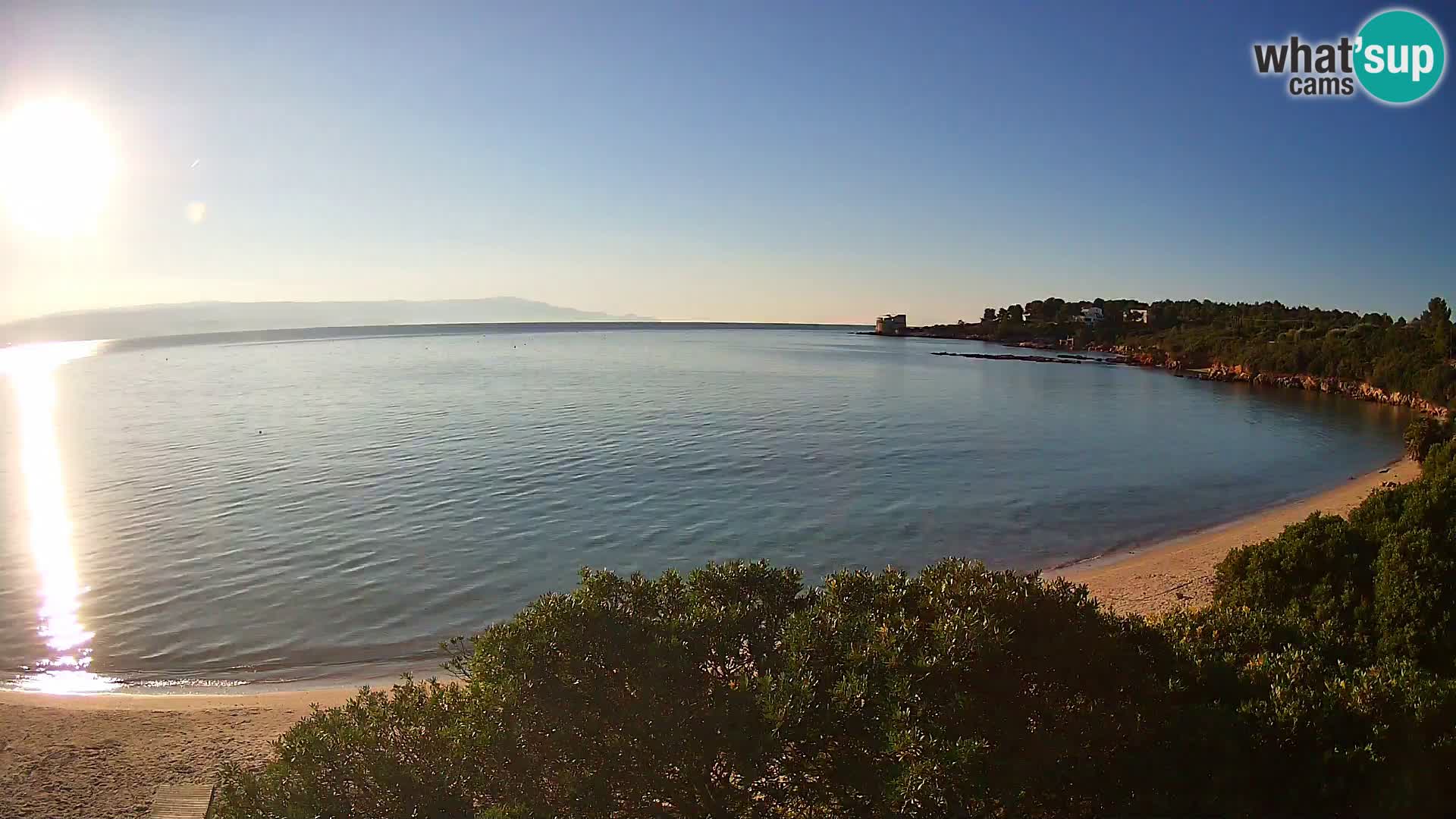 Kamera plaža Lazzaretto | Alghero | Sardinija