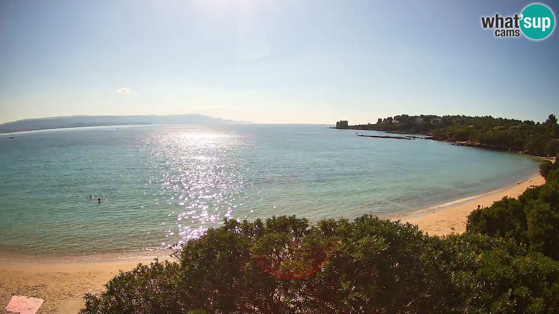 Webcam spiaggia Lazzaretto | Alghero | Sardegna