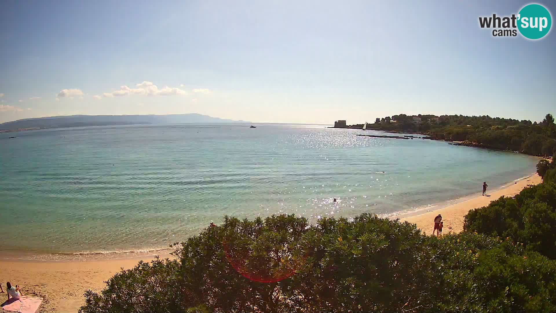 Kamera plaža Lazzaretto | Alghero | Sardinija