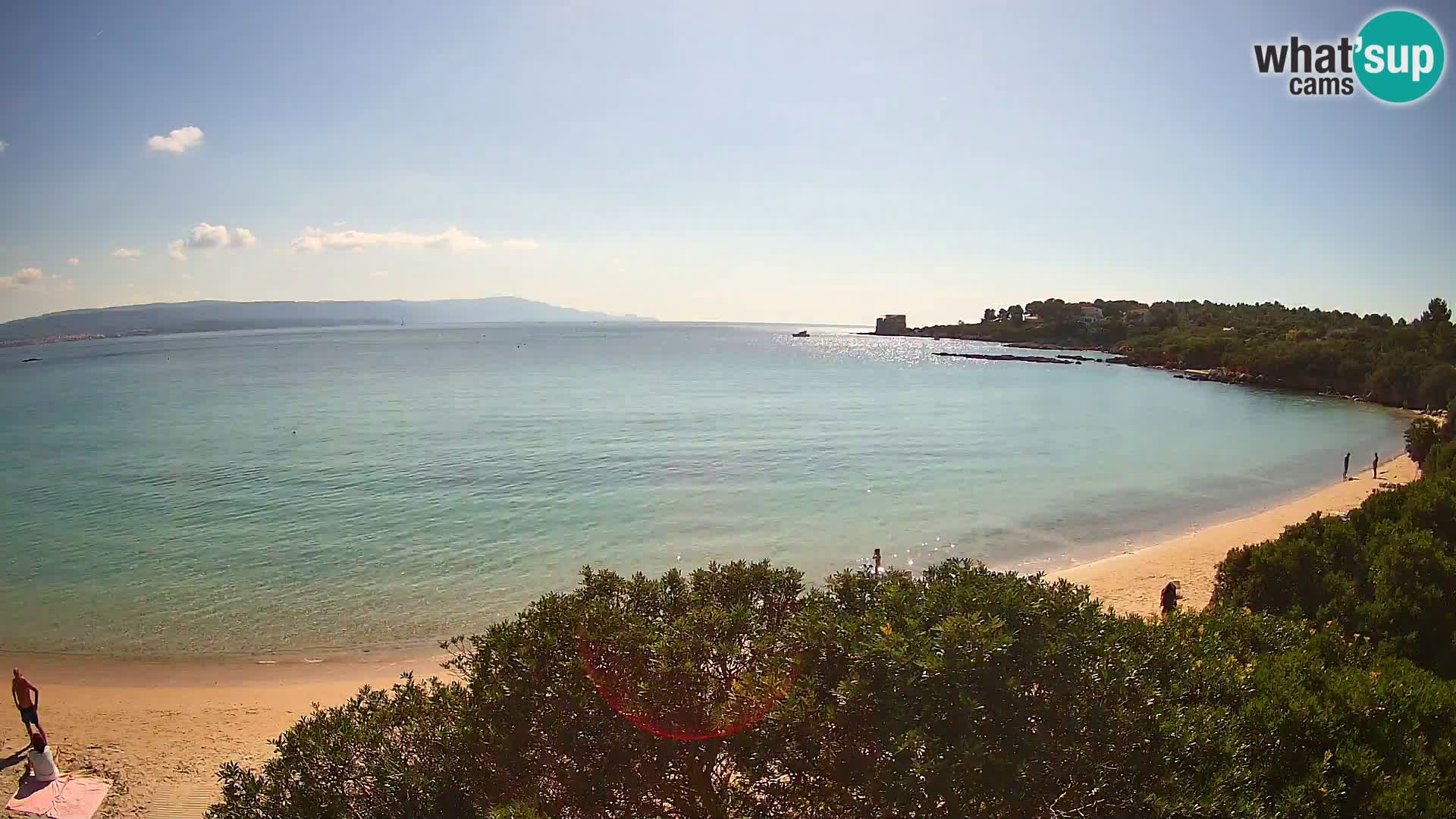 Webcam Lazzaretto beach | Alghero | Sardinia