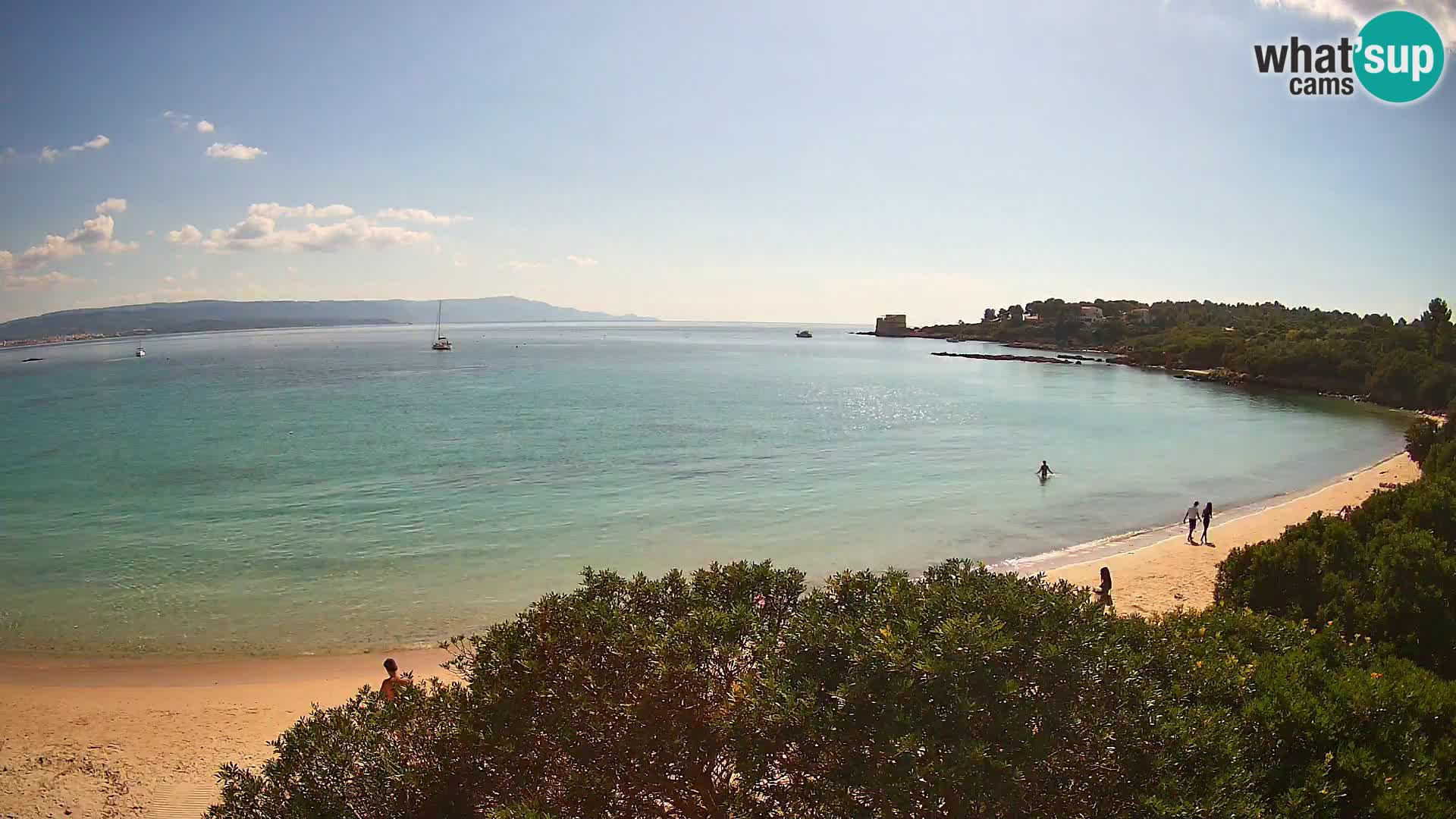 Webcam Lazzaretto beach | Alghero | Sardinia
