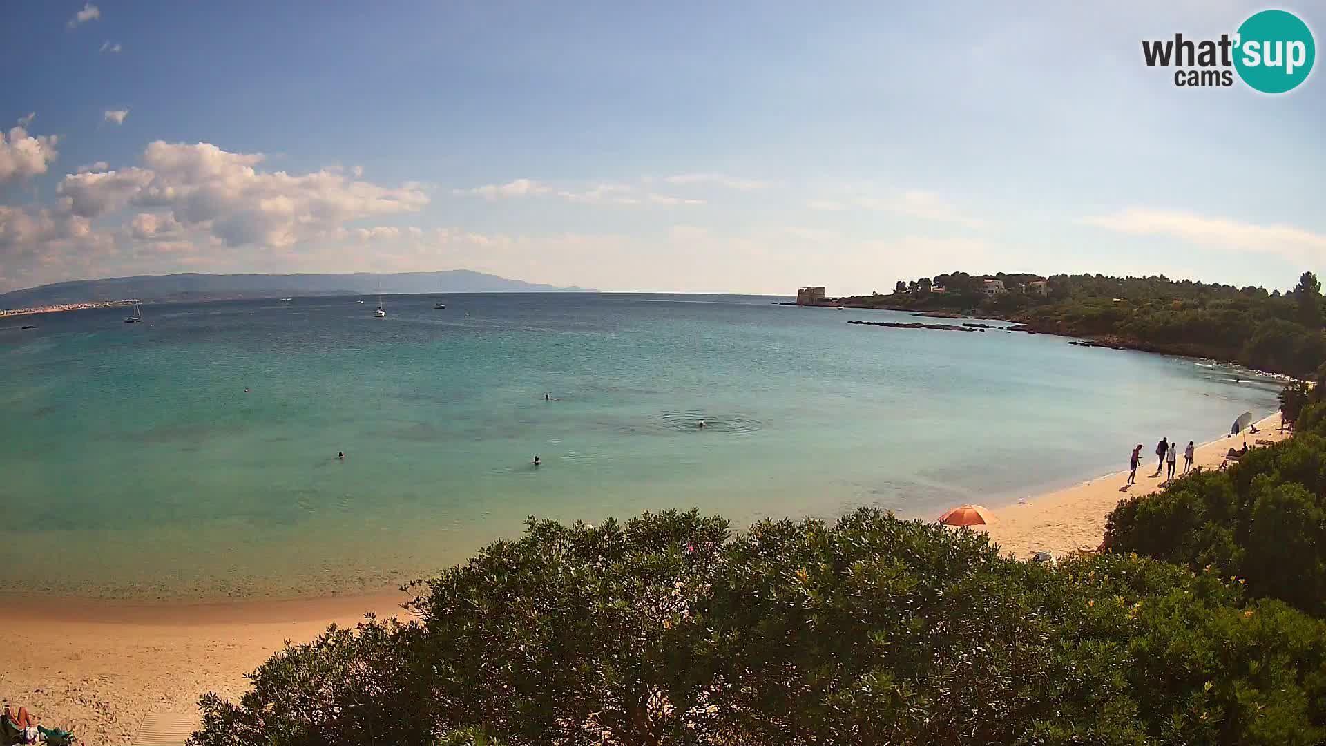 Kamera plaža Lazzaretto | Alghero | Sardinija