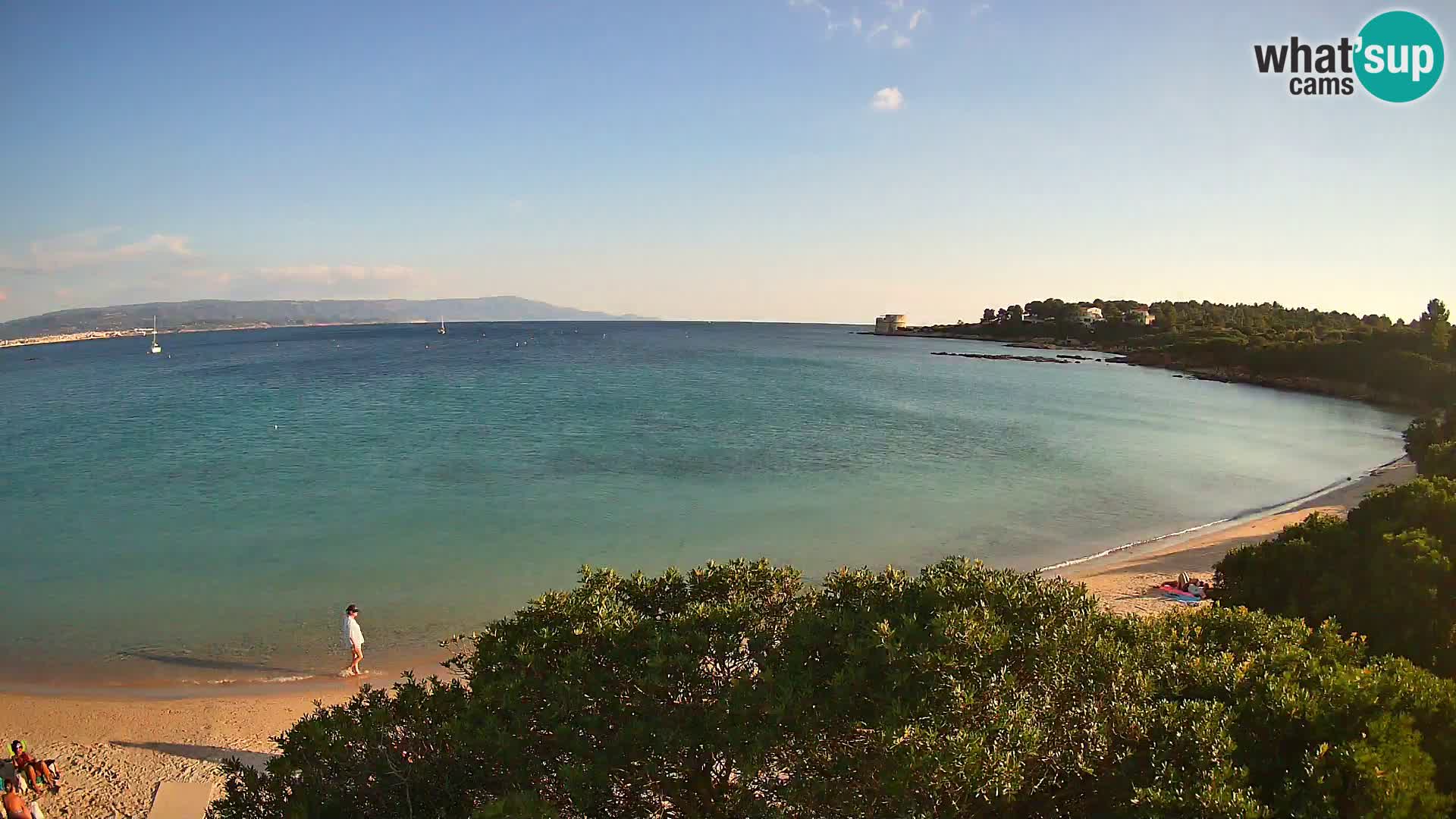 Kamera plaža Lazzaretto | Alghero | Sardinija