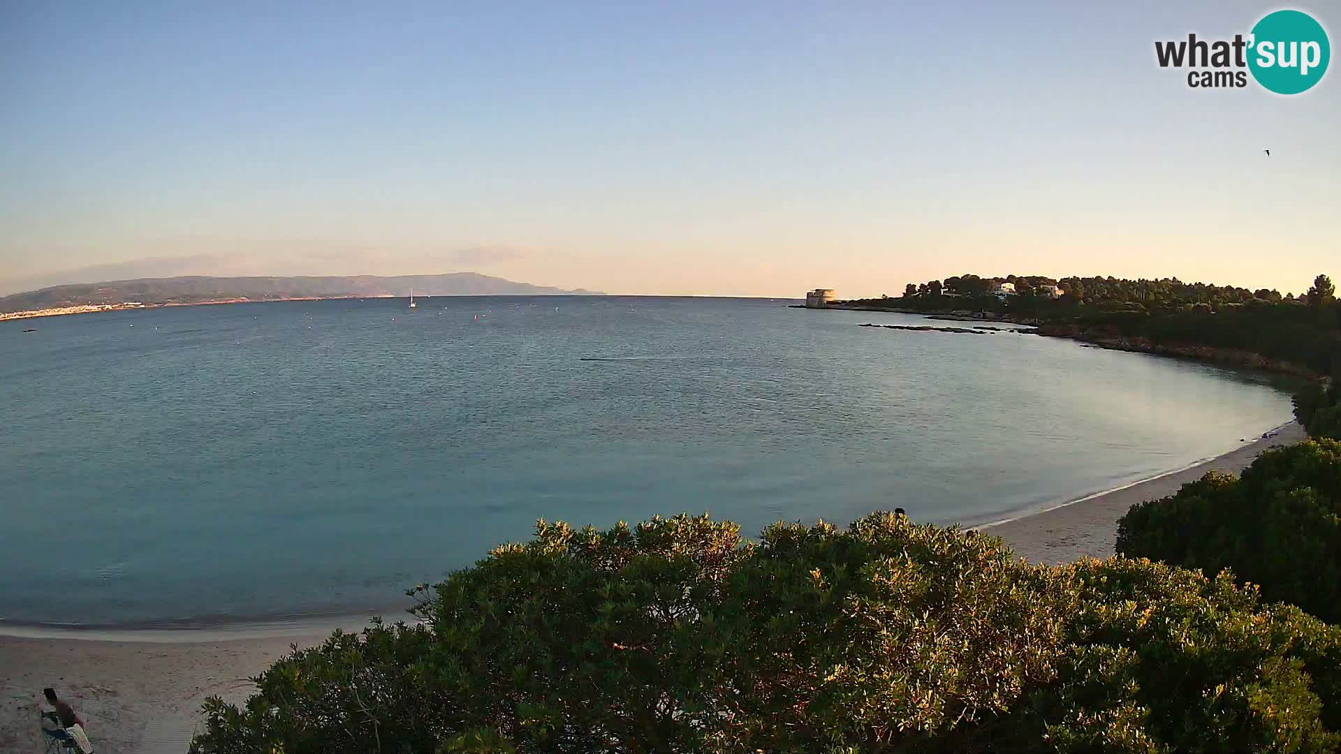 Webcam Lazzaretto Strand | Alghero | Sardinien