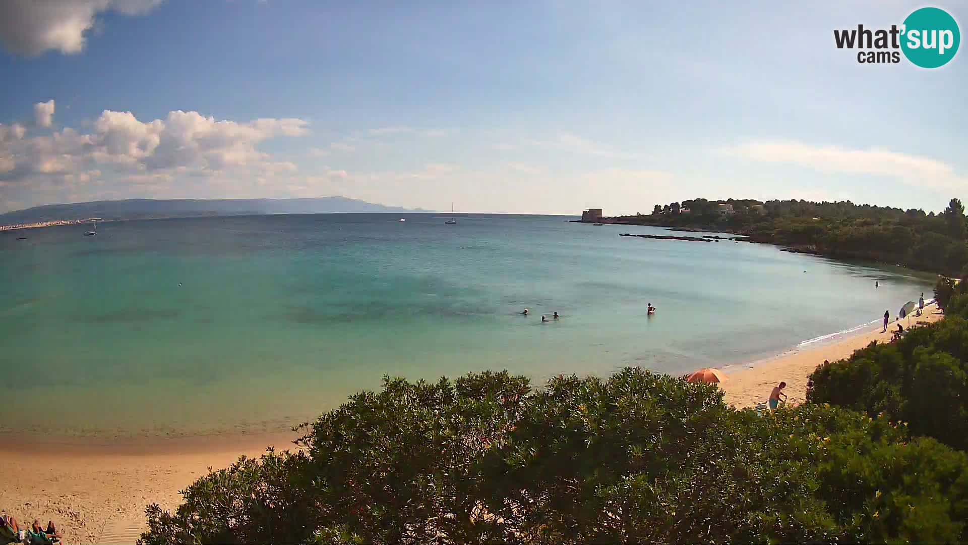 Kamera plaža Lazzaretto | Alghero | Sardinija