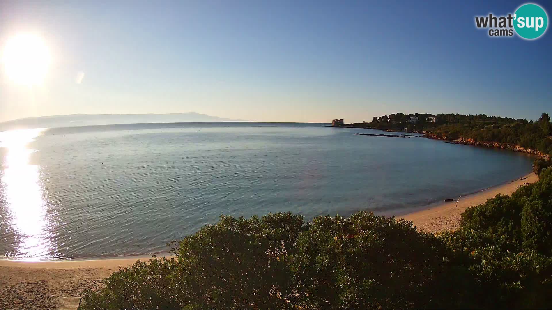 Webcam Lazzaretto beach | Alghero | Sardinia