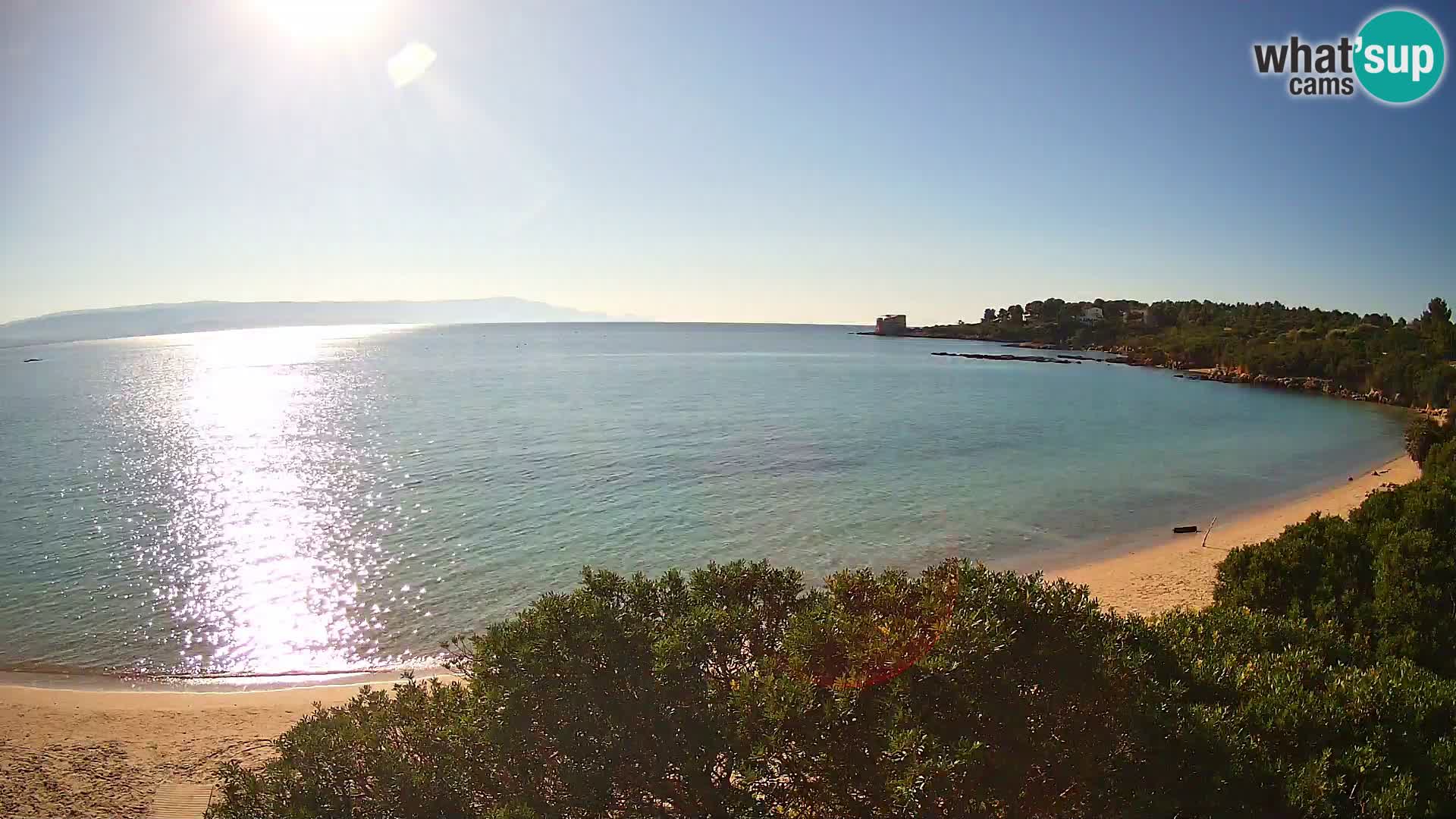 Plage Lazzaretto livecam | Alghero | Sardaigne