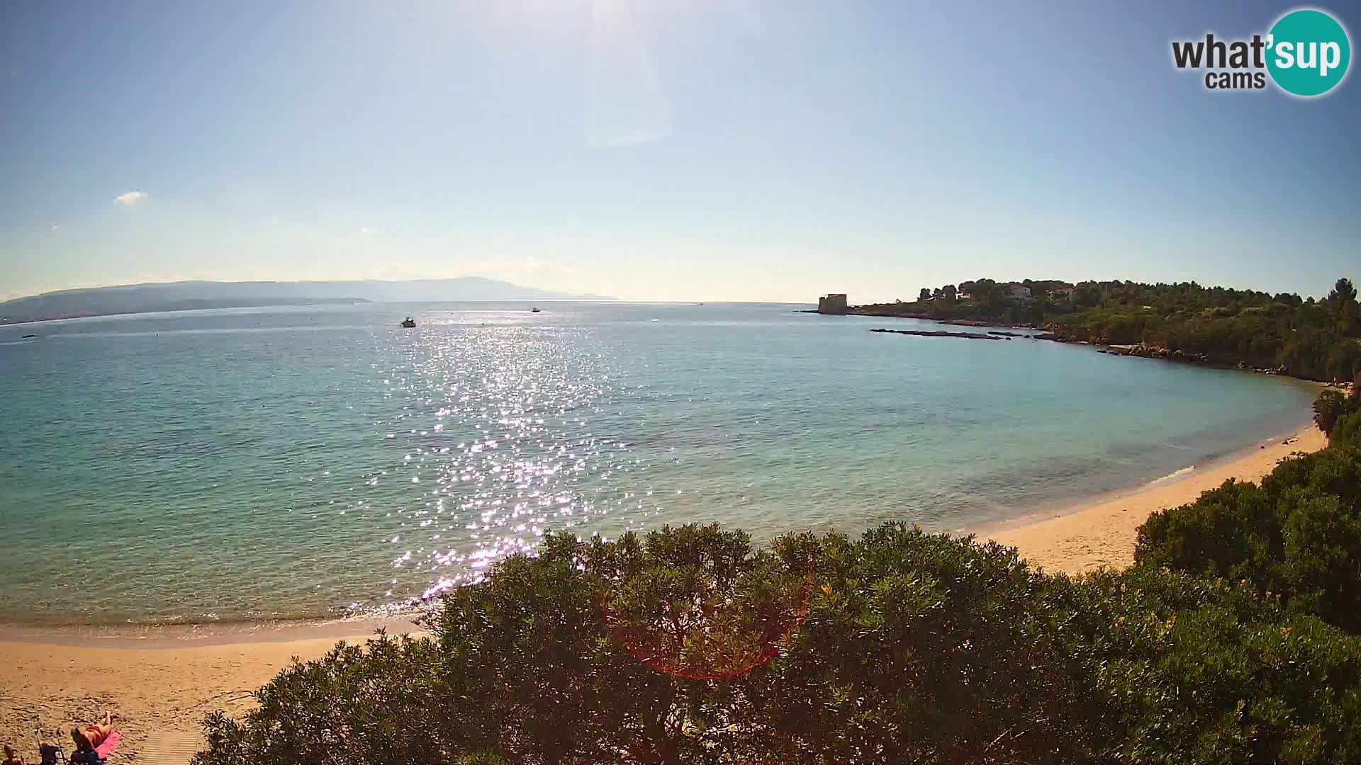 Kamera plaža Lazzaretto | Alghero | Sardinija